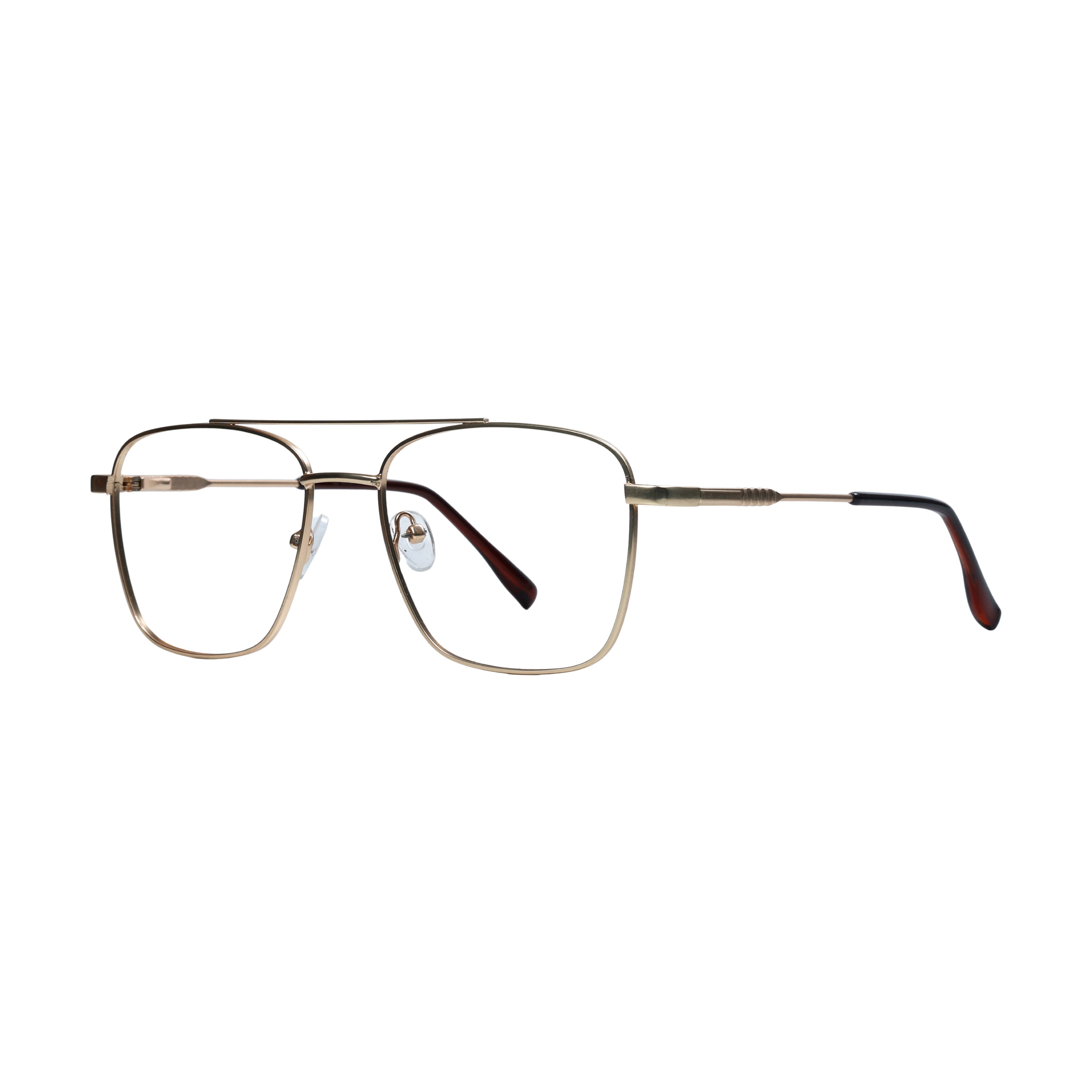 Golden Brown Square Full Rim