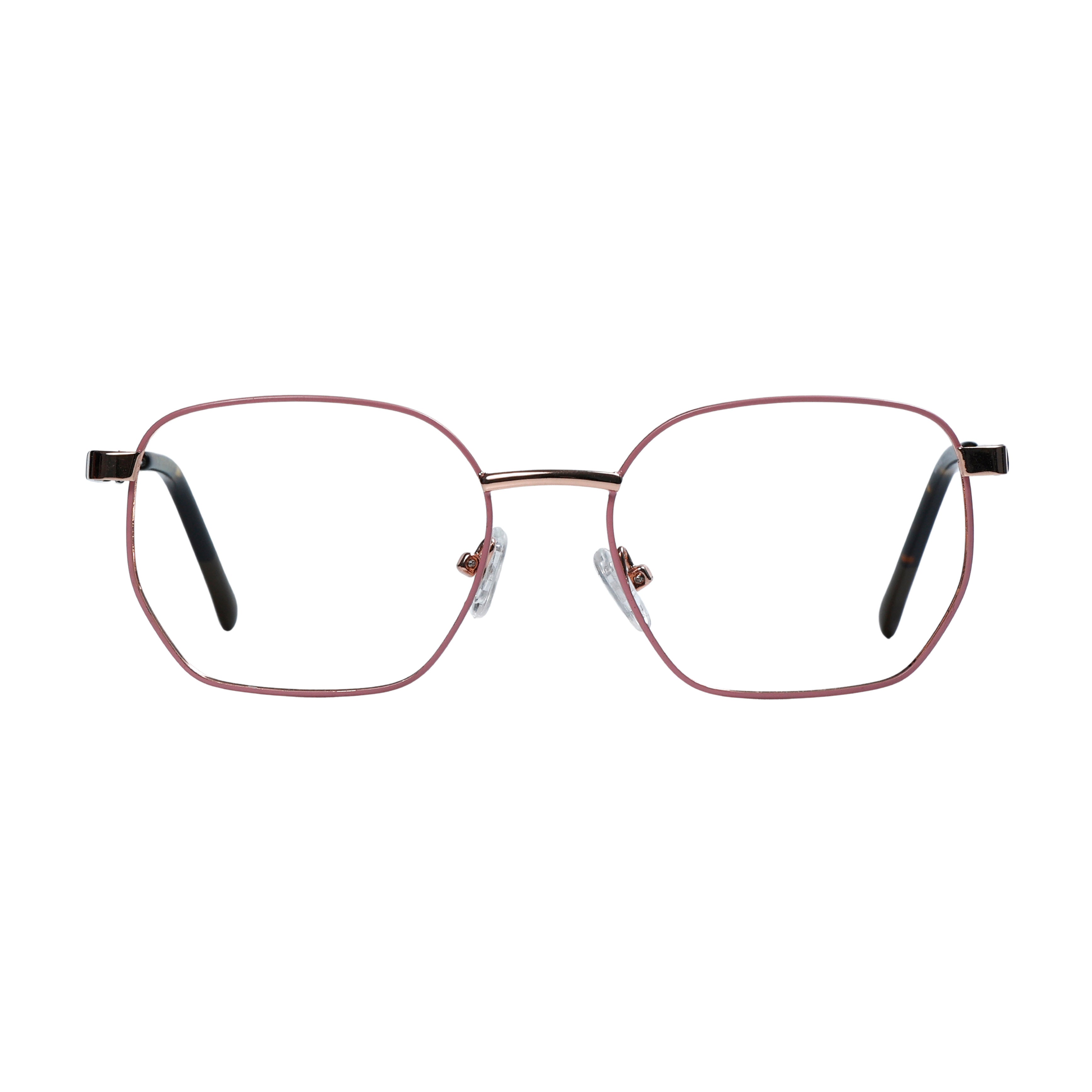 Golden & Pink Square Full Rim