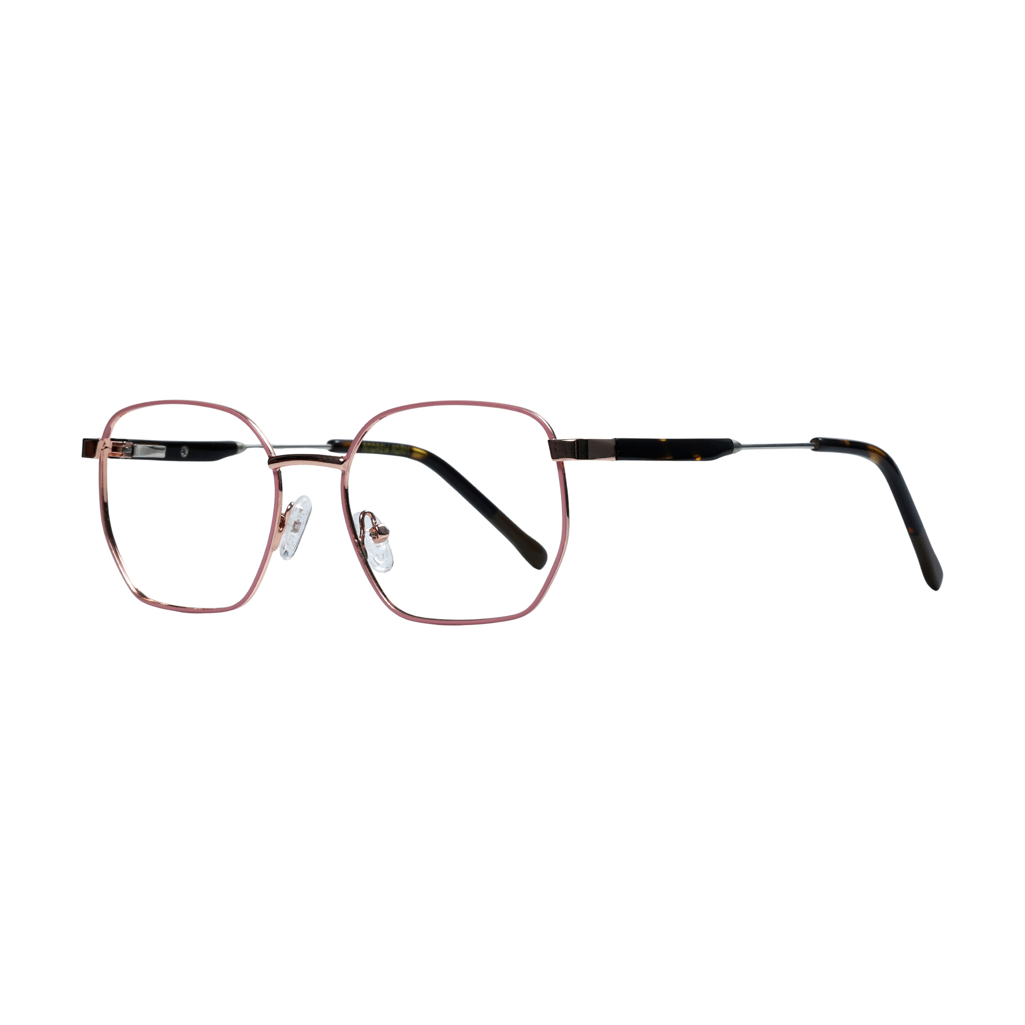 Golden & Pink Square Full Rim