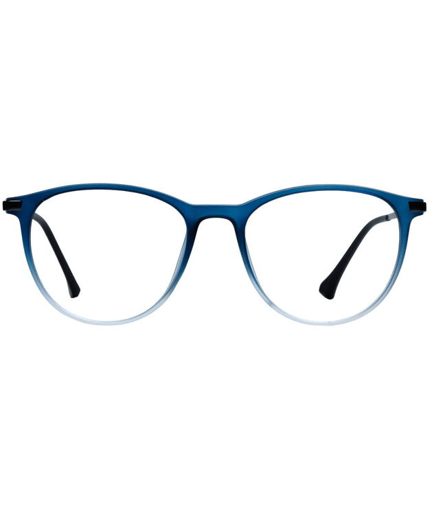 Blue & Grey Round Full Rim