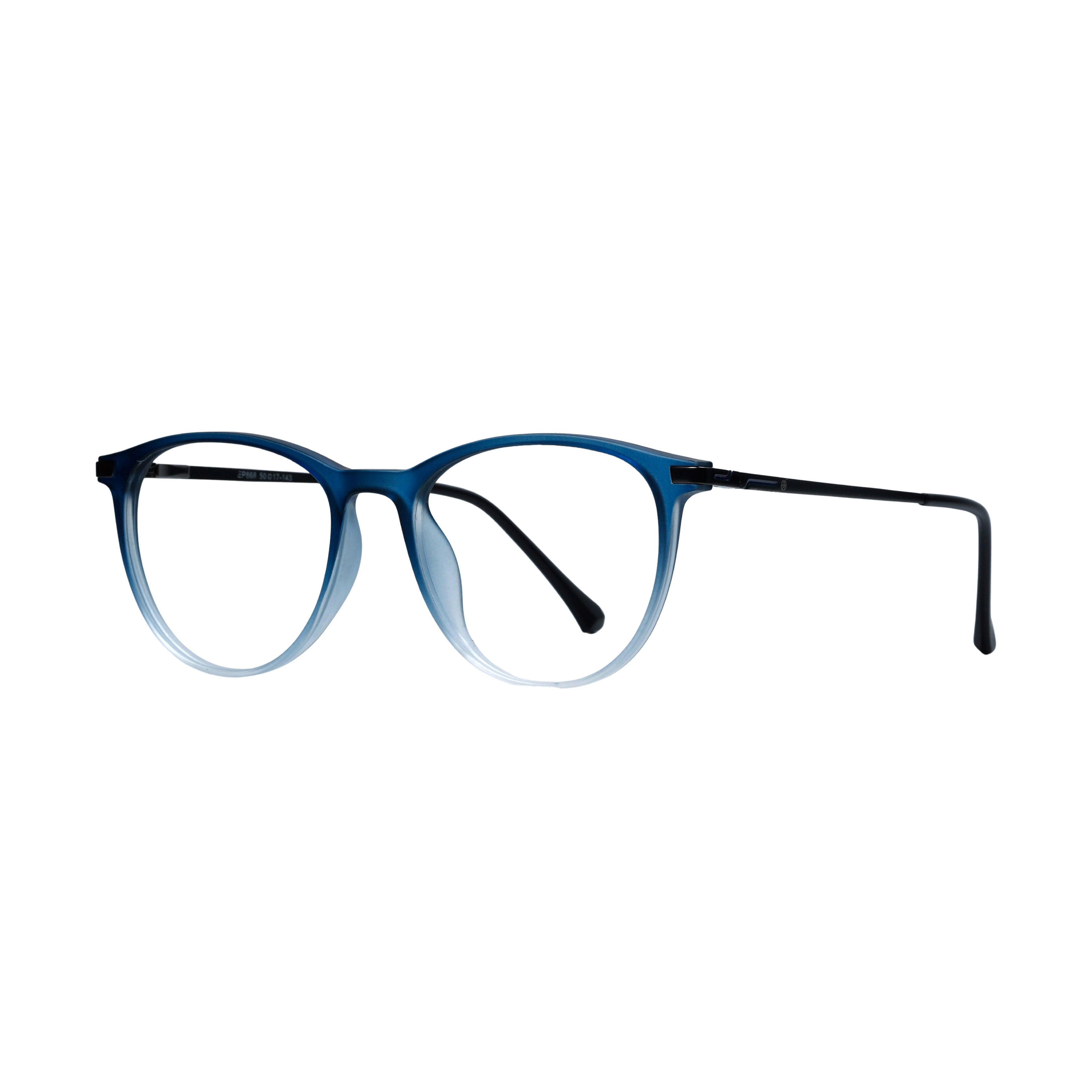 Blue & Grey Round Full Rim