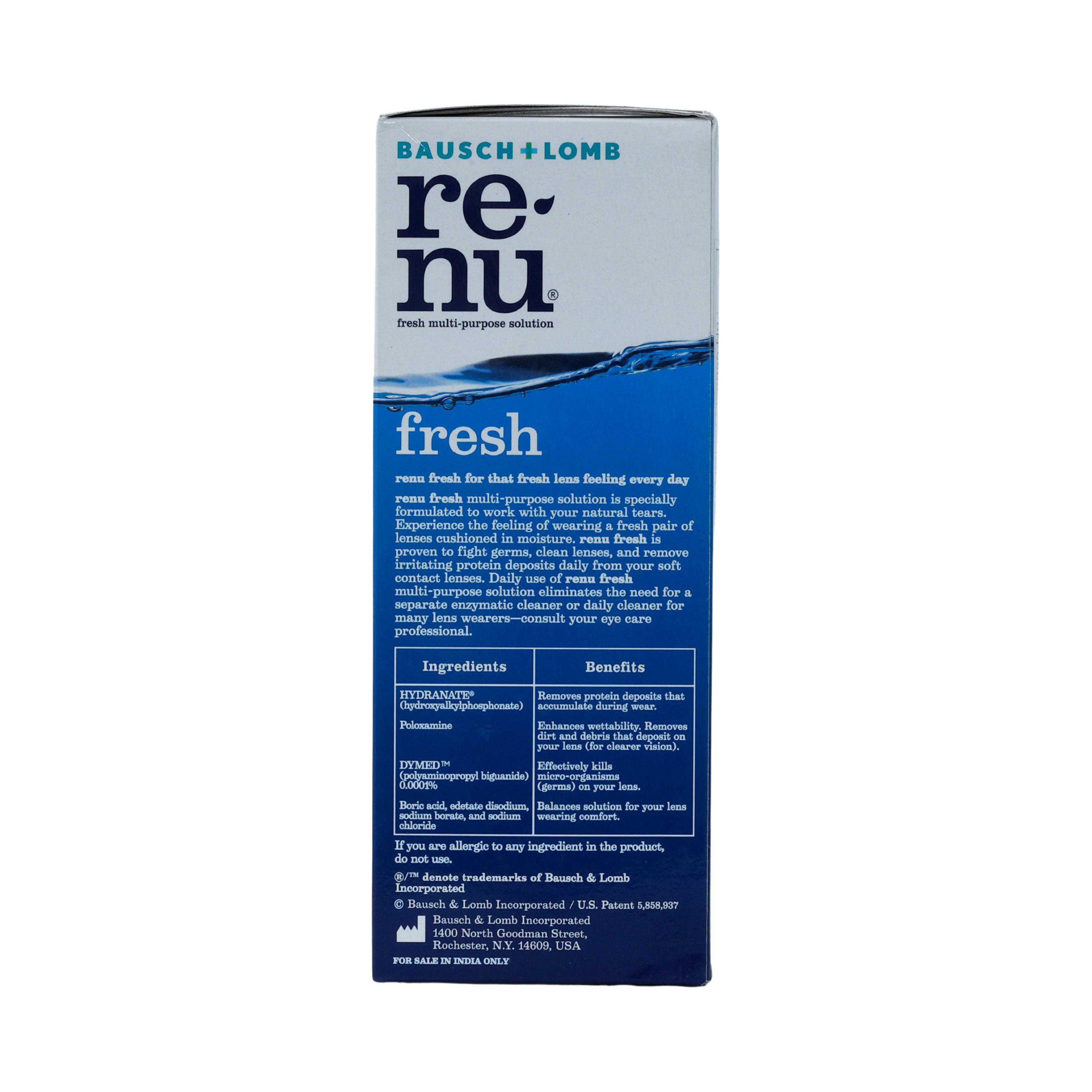 Renu fresh multipurpose Contact Lens Solution 355ML