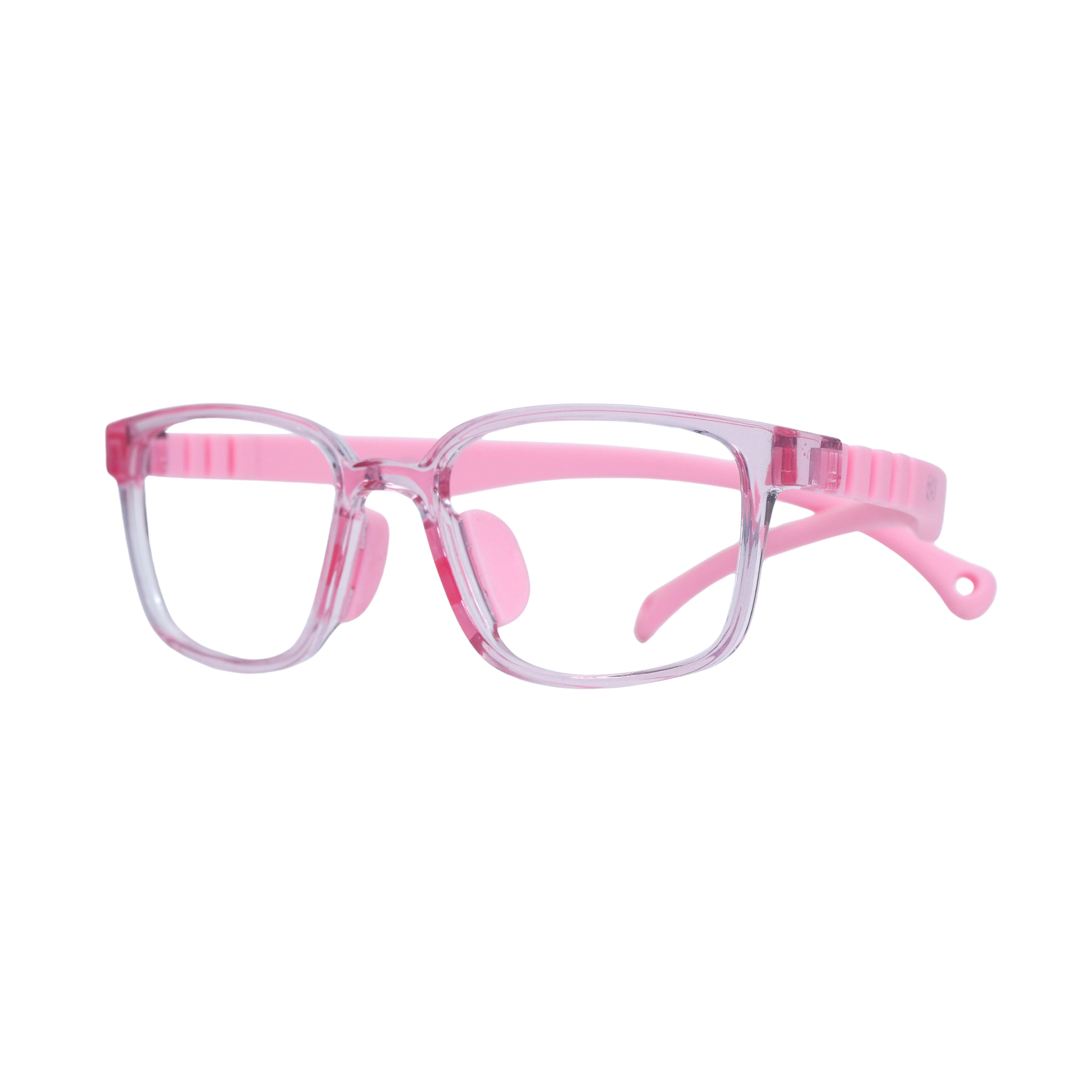 Transparent Pink Wayfarer Full Rim