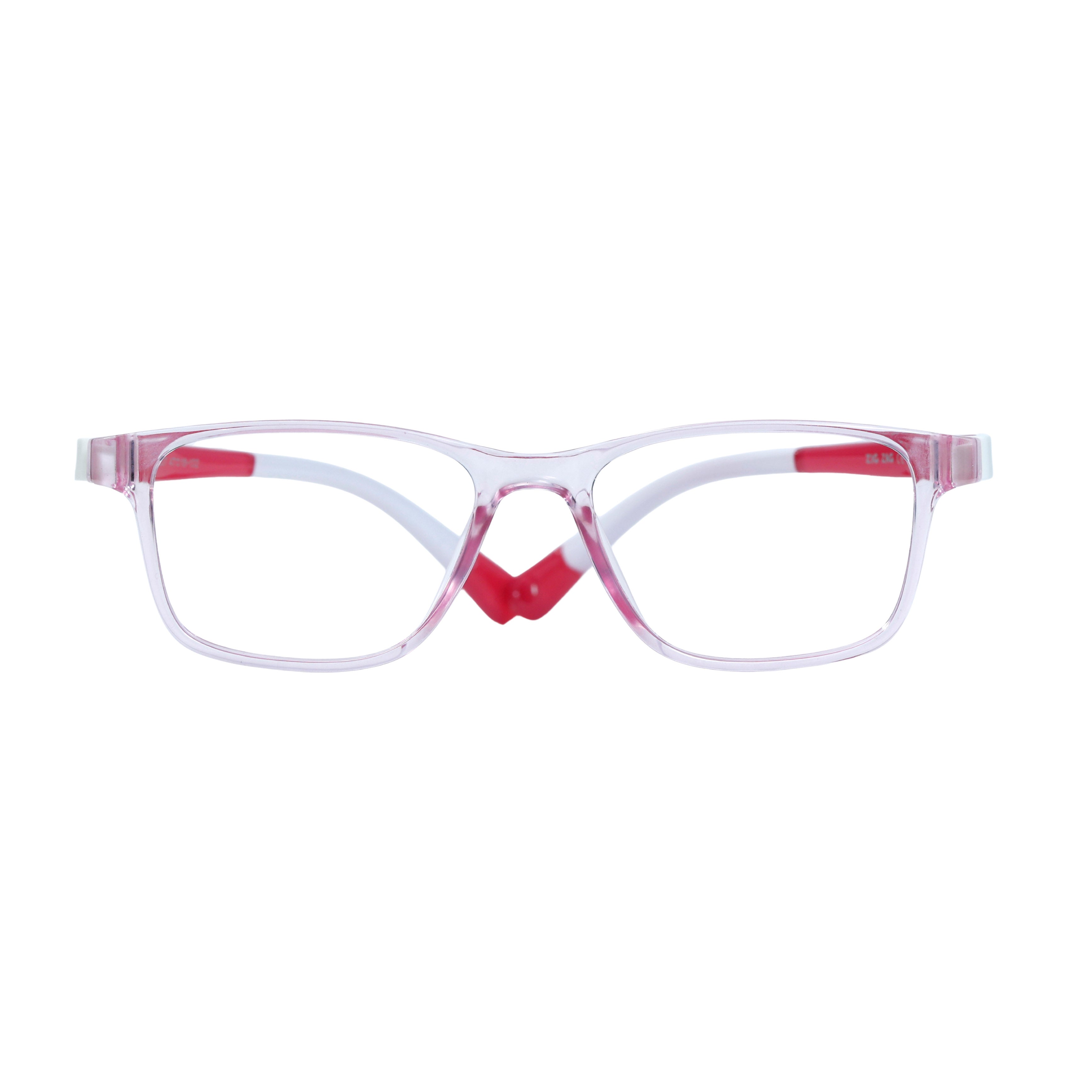 Pink & White Square Full Rim
