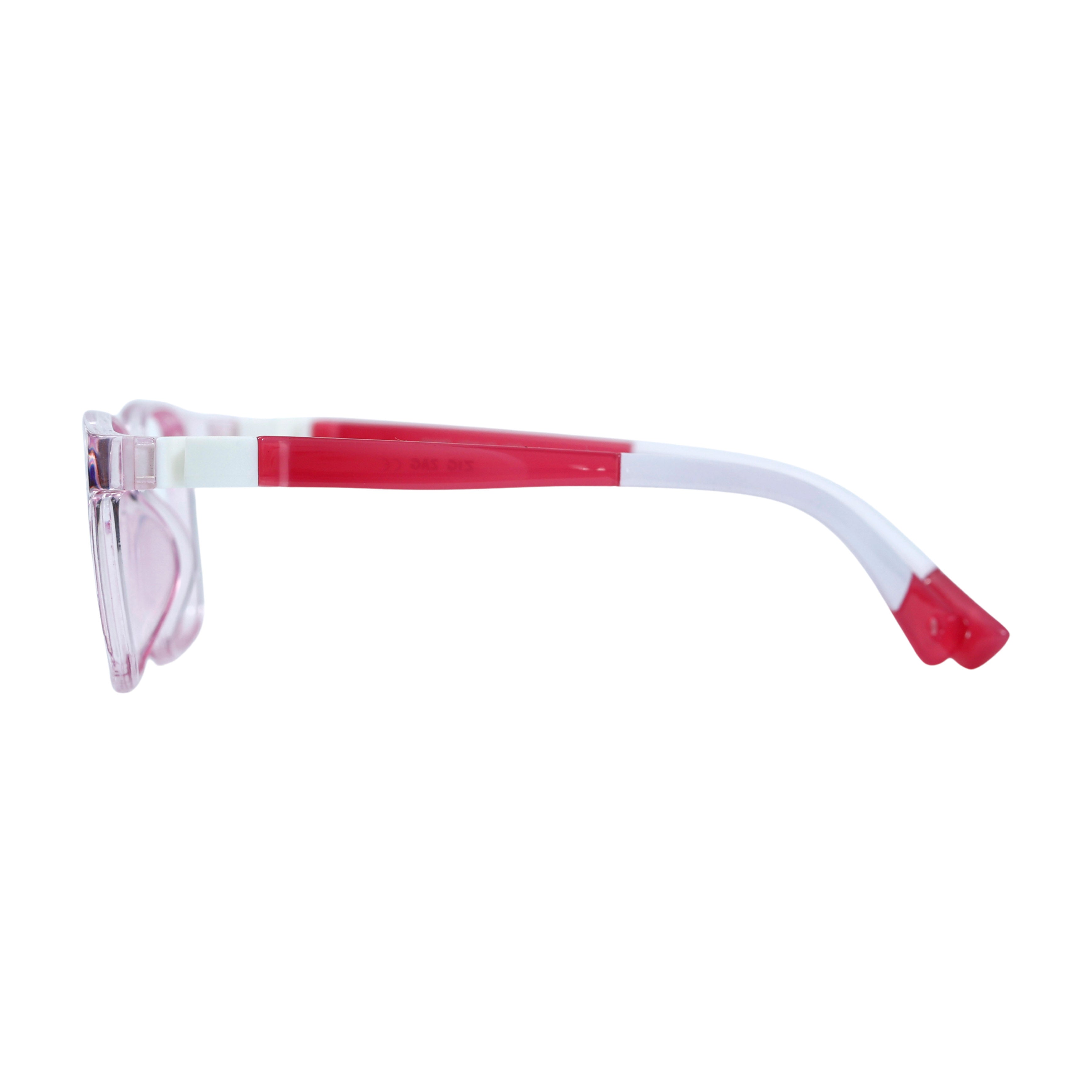 Pink & White Square Full Rim