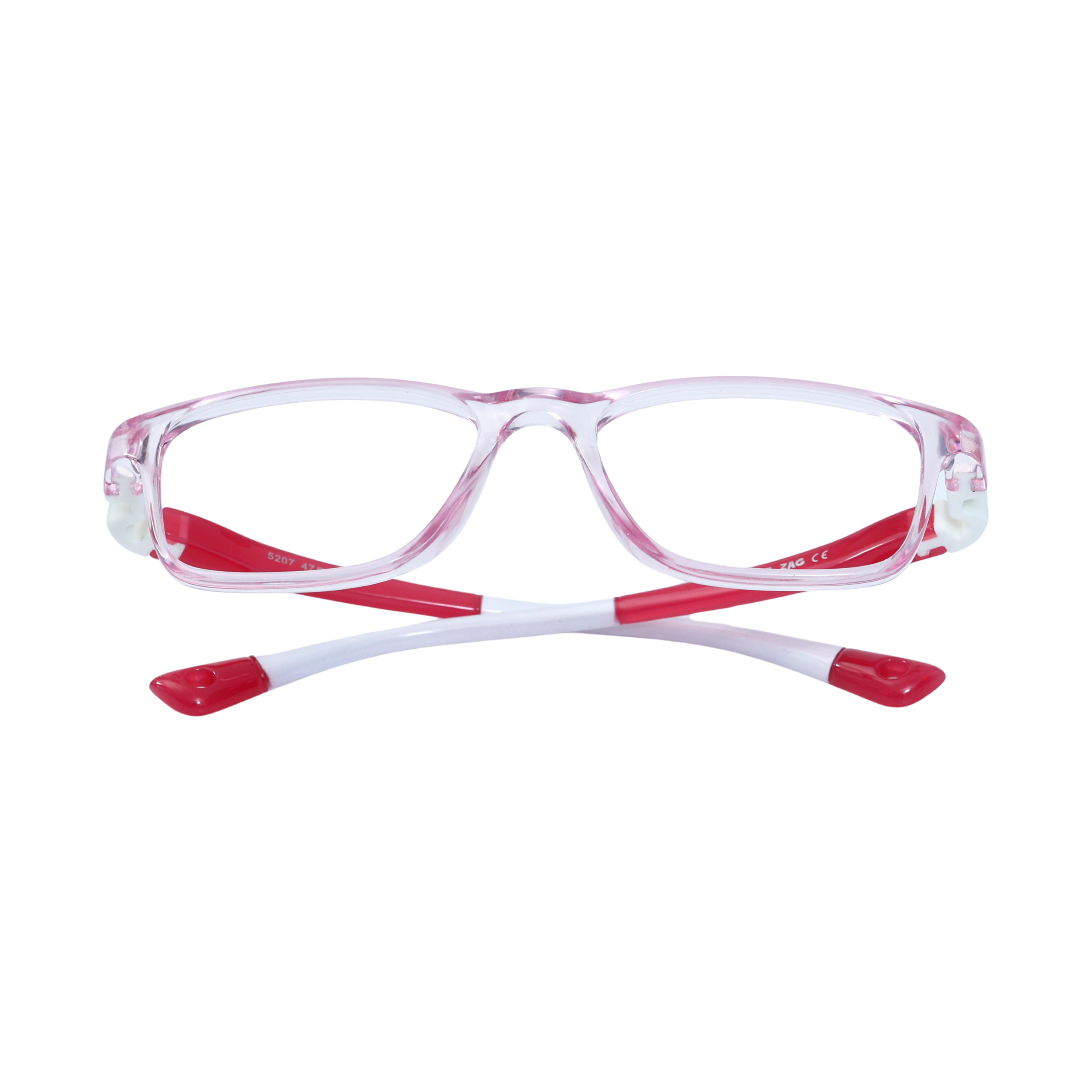 Pink & White Square Full Rim