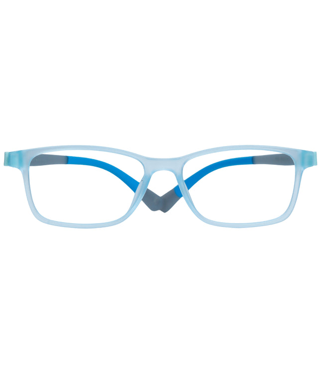 Sky Blue & Grey Square Full Rim