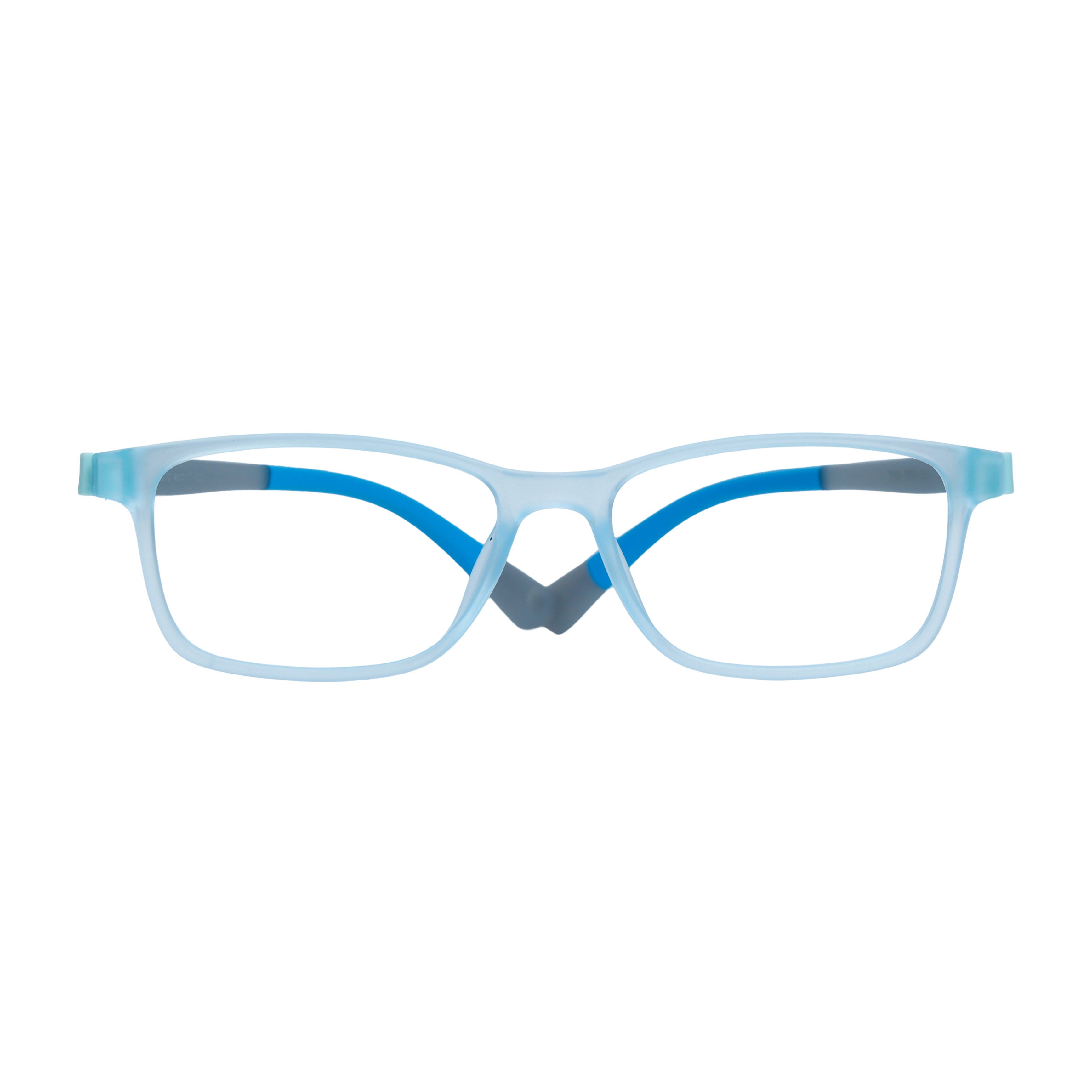 Sky Blue & Grey Square Full Rim