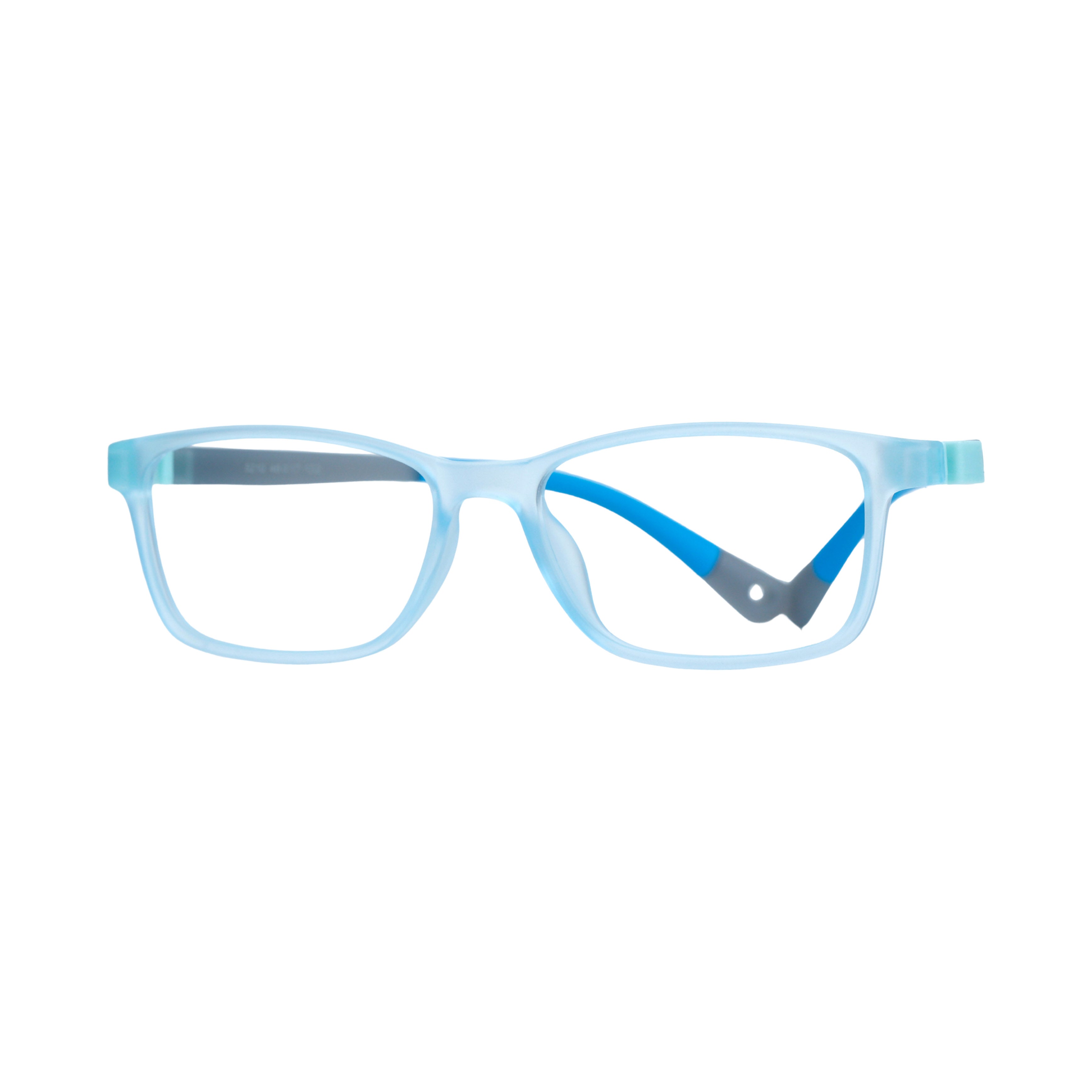 Sky Blue & Grey Square Full Rim