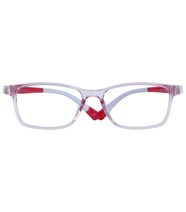 Pink & White Square Full Rim