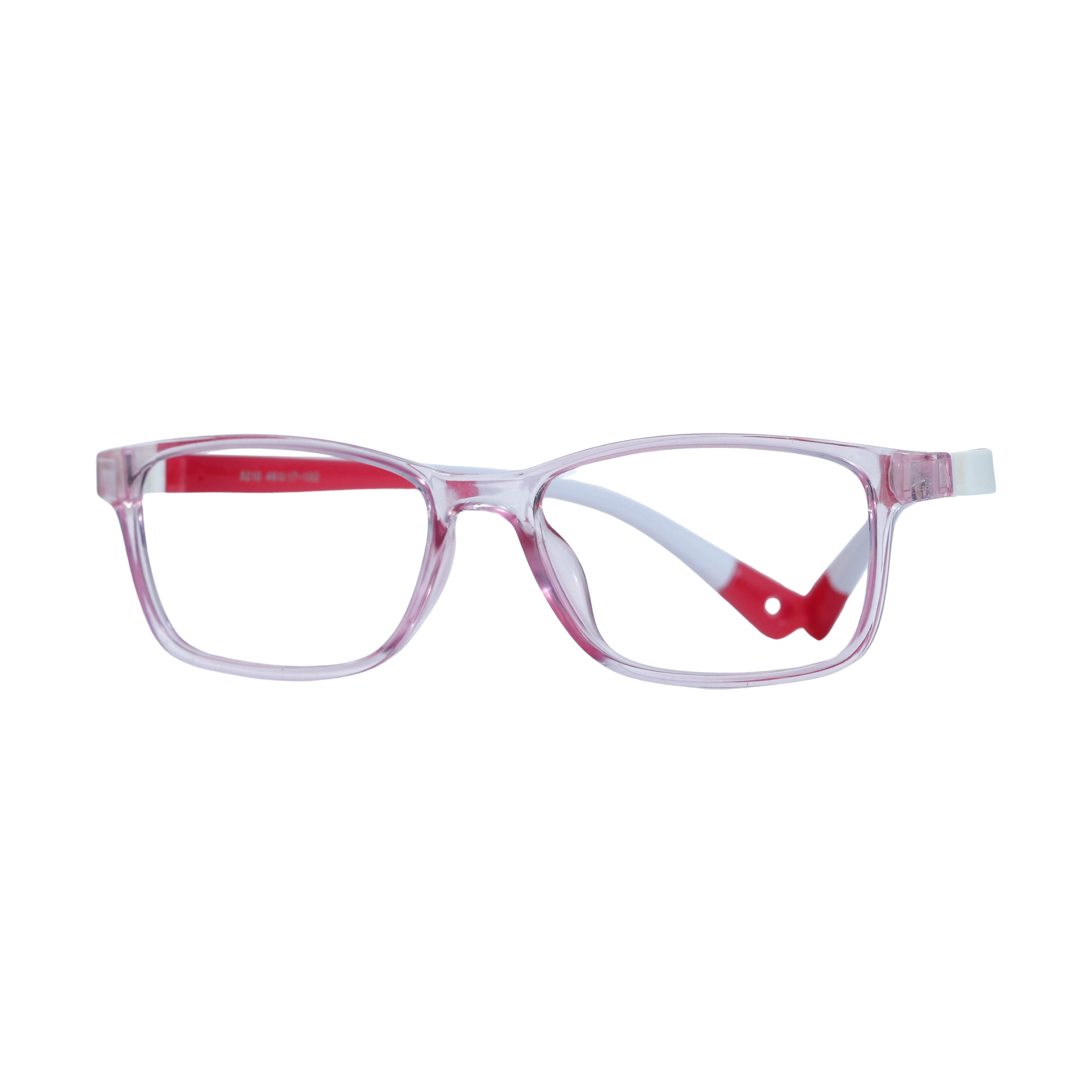 Pink & White Square Full Rim