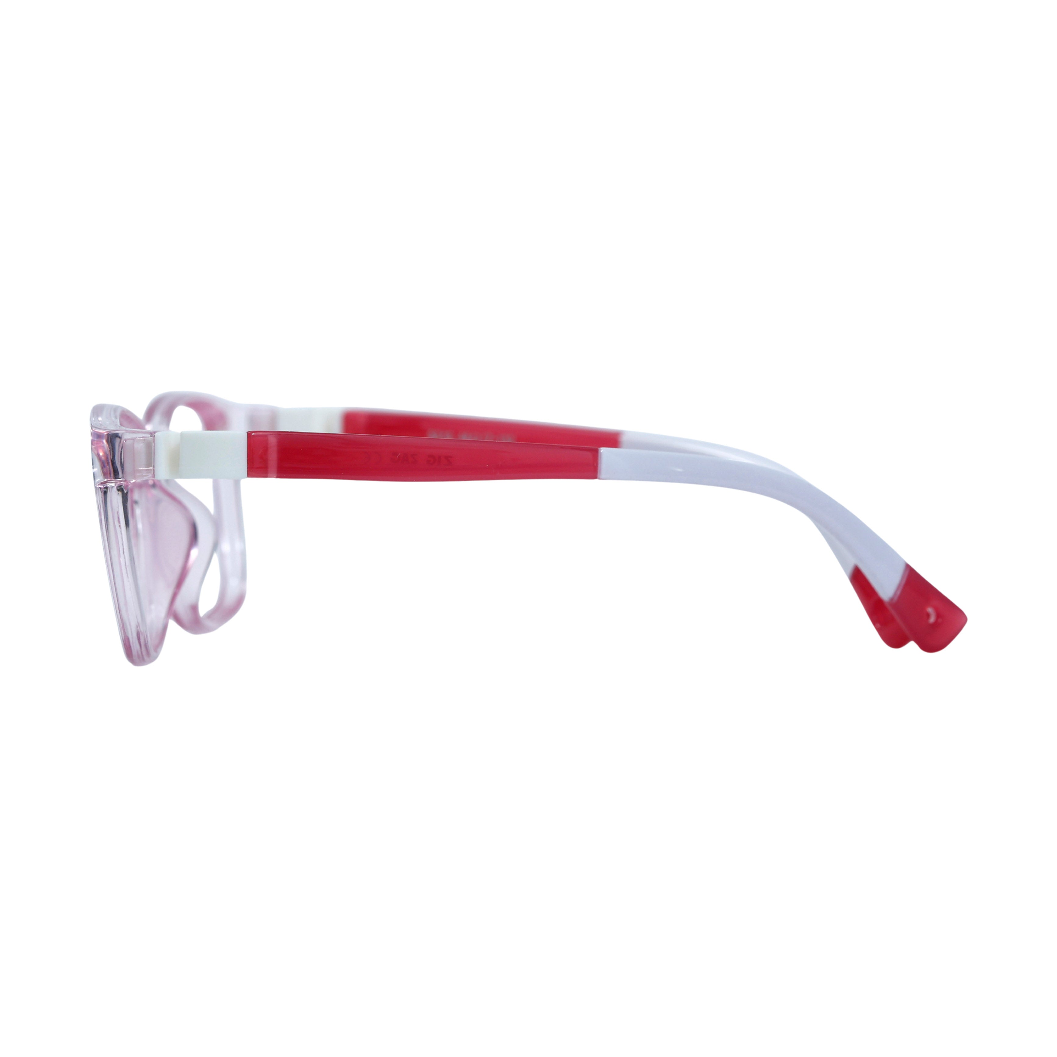 Pink & White Square Full Rim