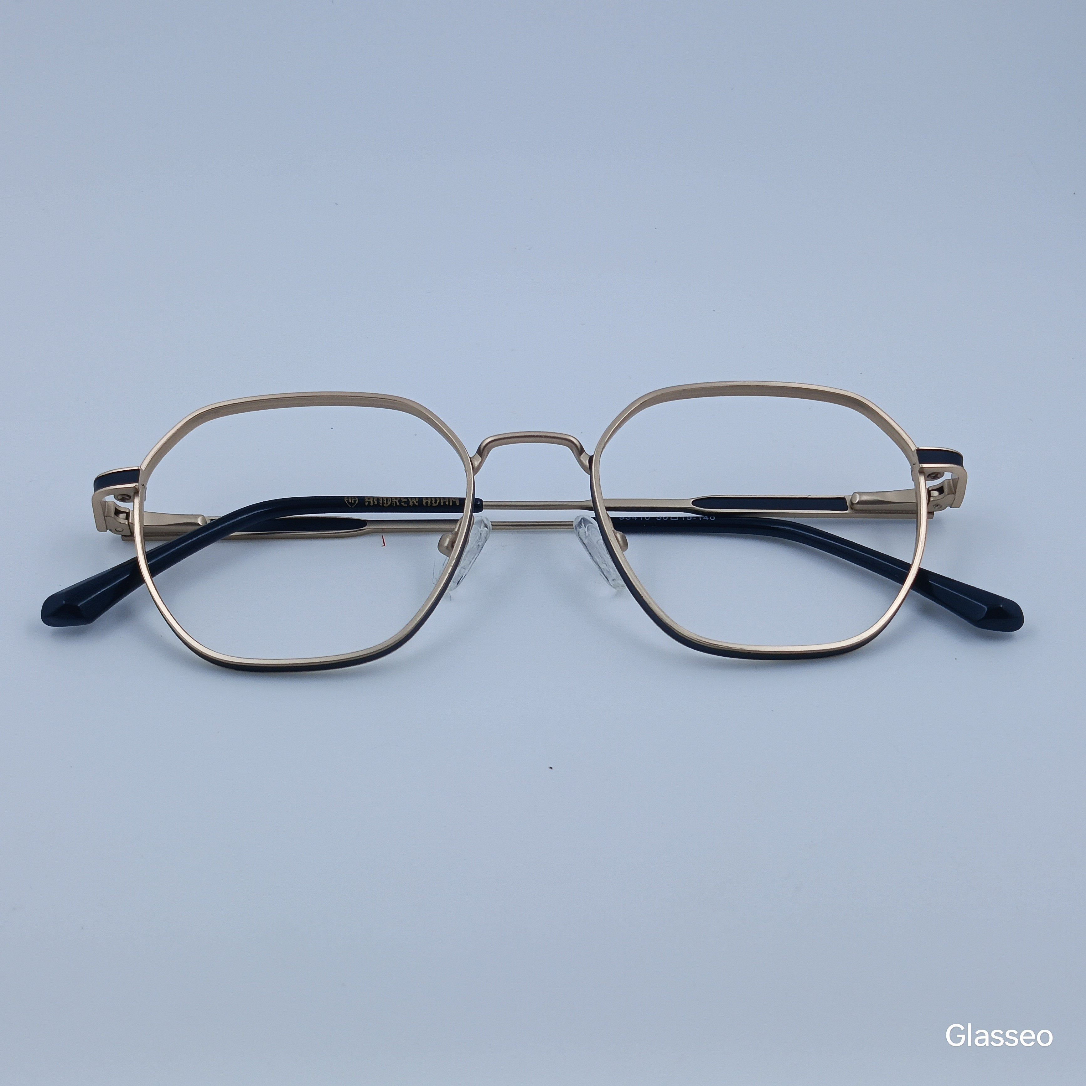 ANDREW ADAM Black Round Full Rim 