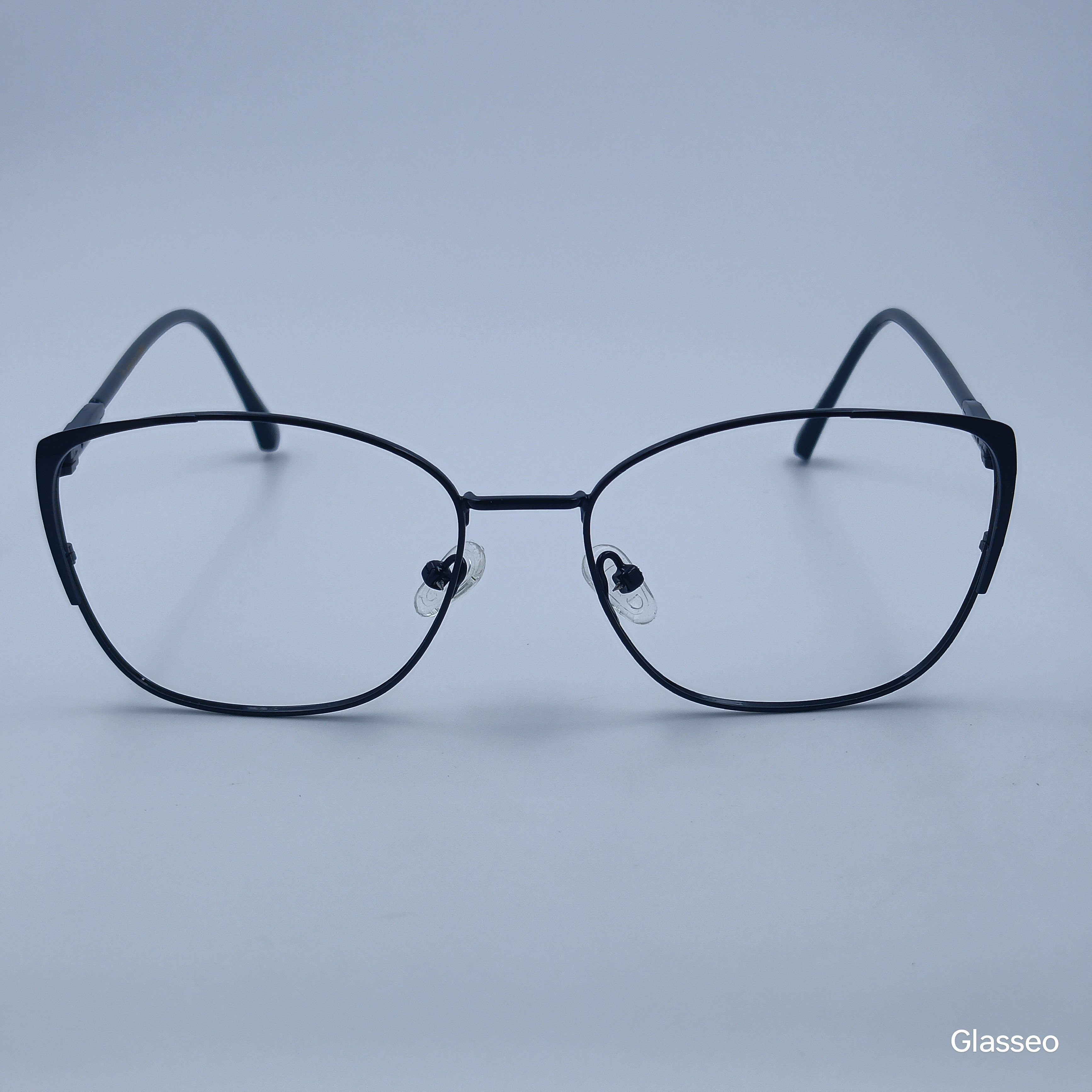 ANDREW ADAM Gunmetal Brown Cat Eye Full Rim 