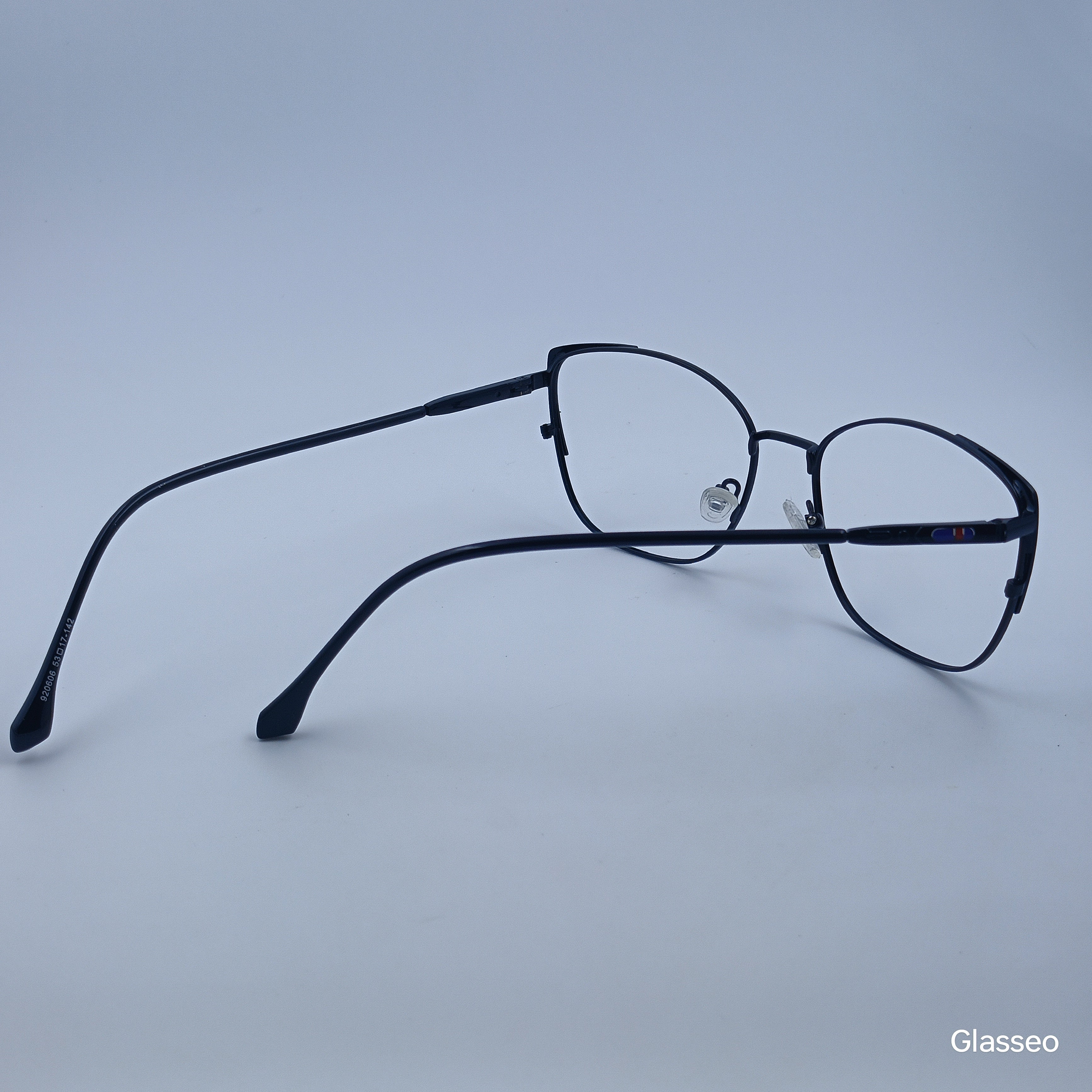 ANDREW ADAM Gunmetal Brown Cat Eye Full Rim 