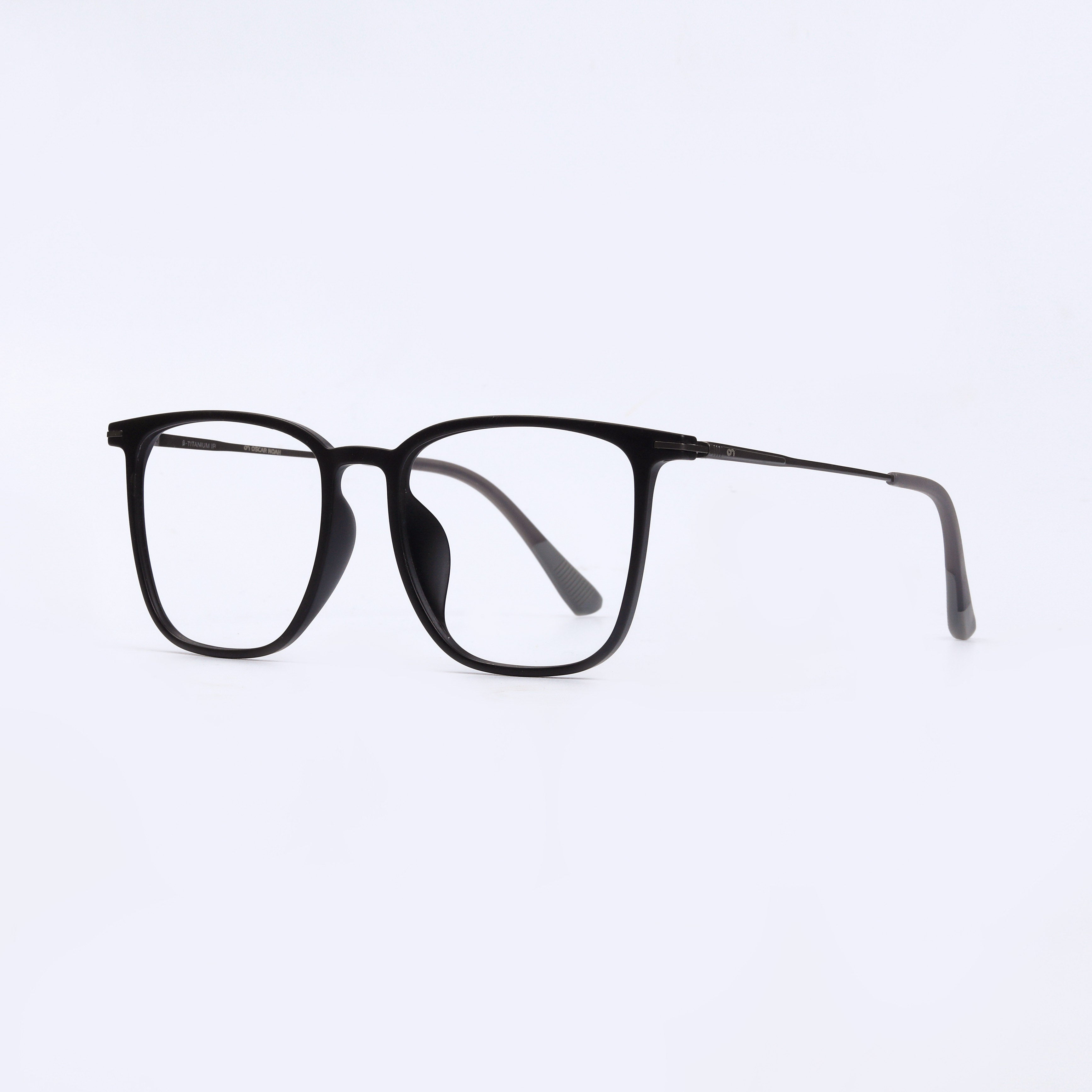 Matt Black & Grey Full Rim Square