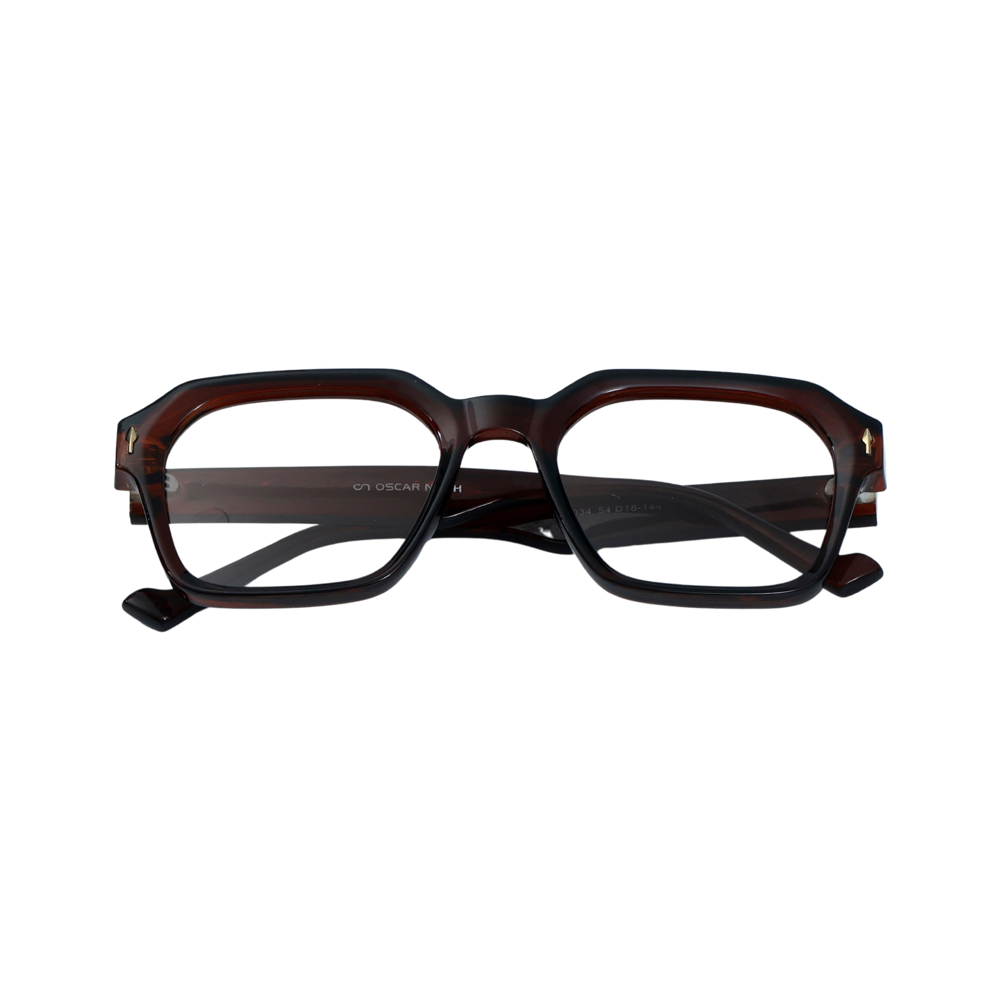Brown Square Full Rim