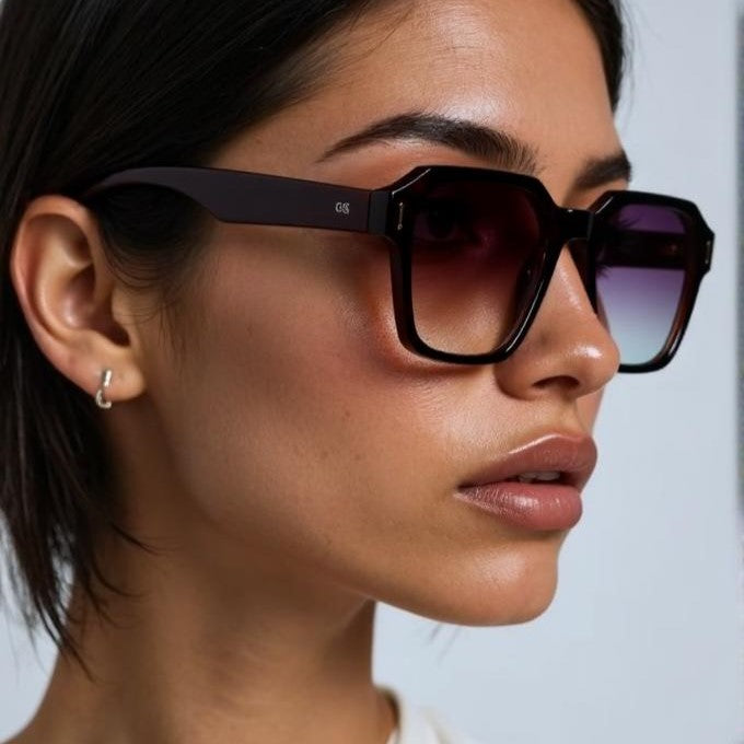 Brown Square Full Rim