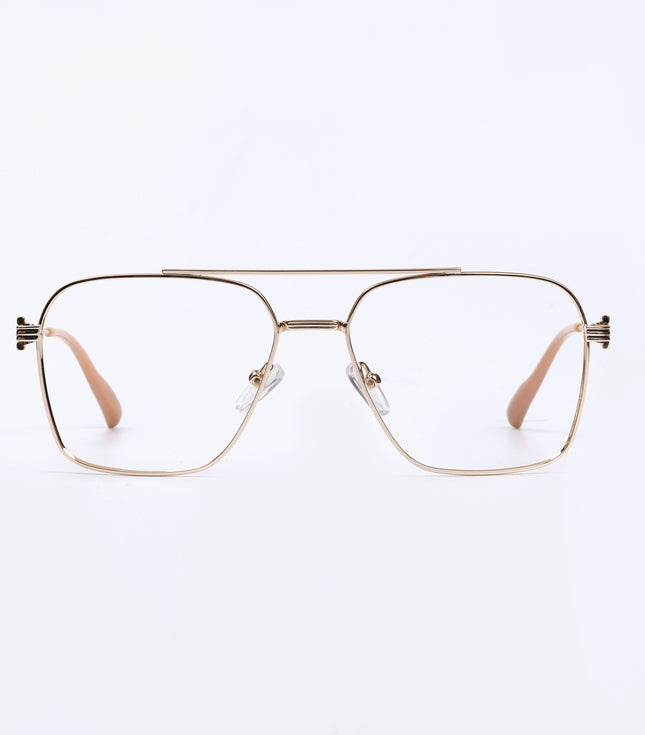 Golden  Full Rim  Square