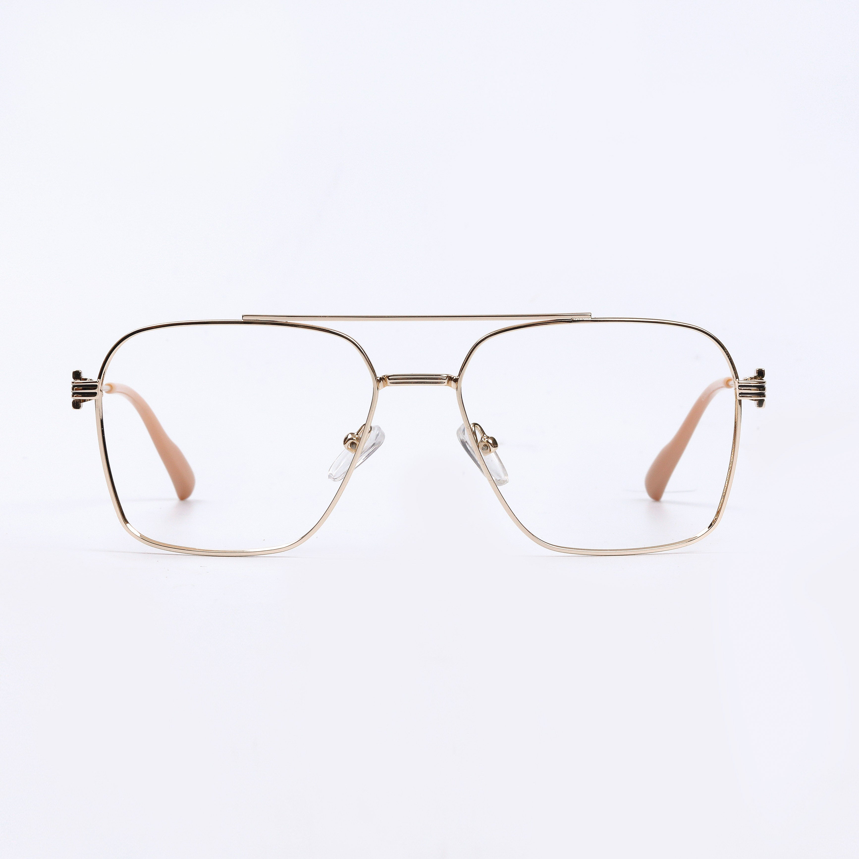 Golden  Full Rim  Square