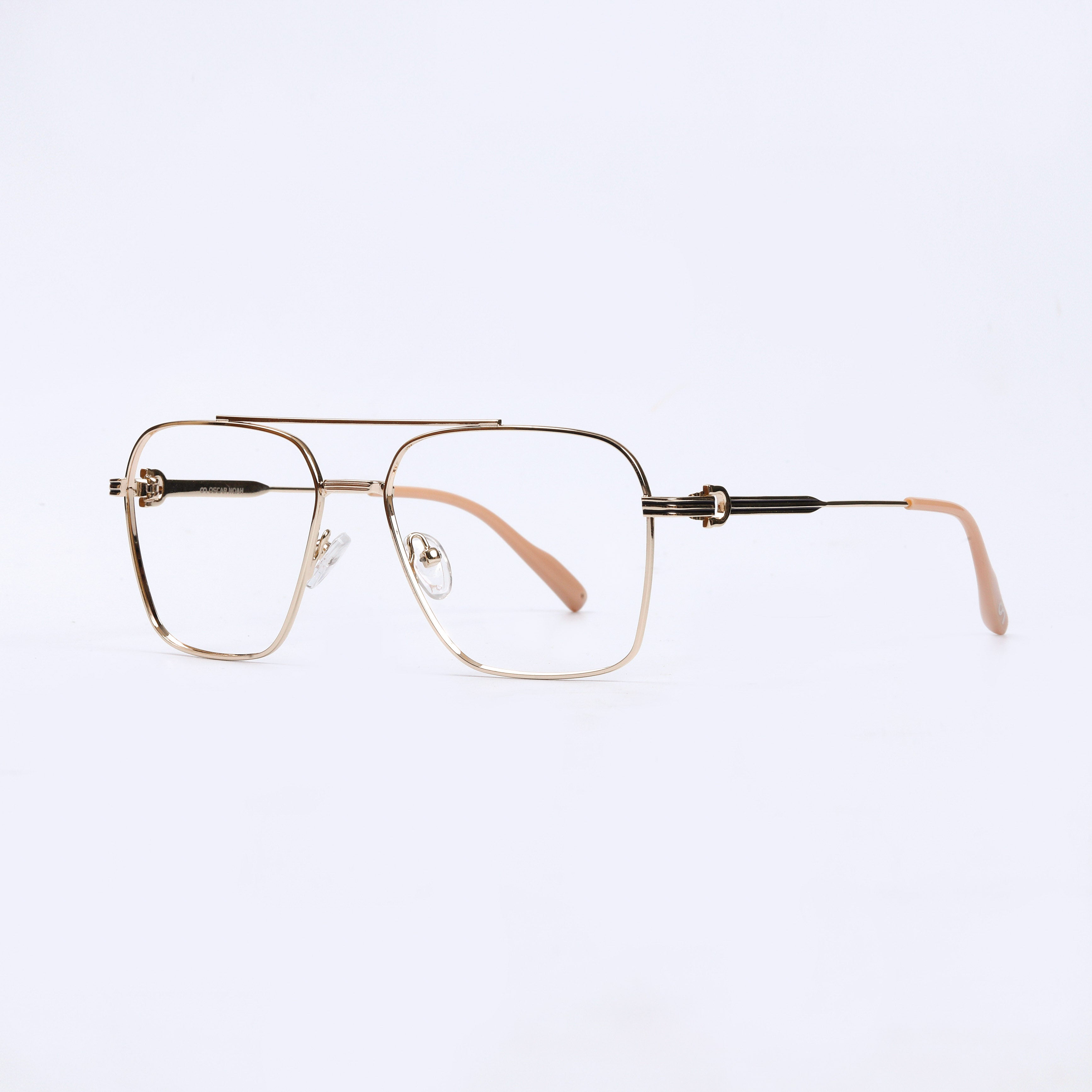 Golden  Full Rim  Square