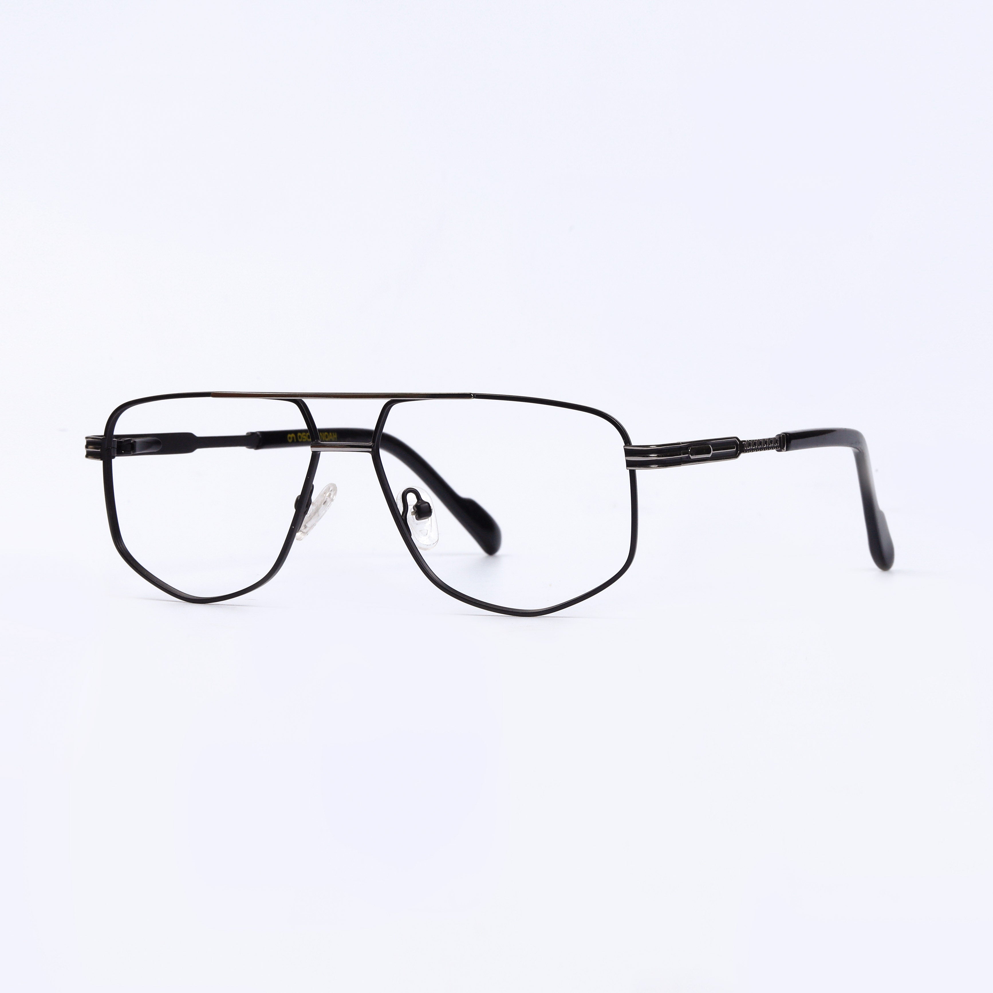 Black & Silver Full Rim Square
