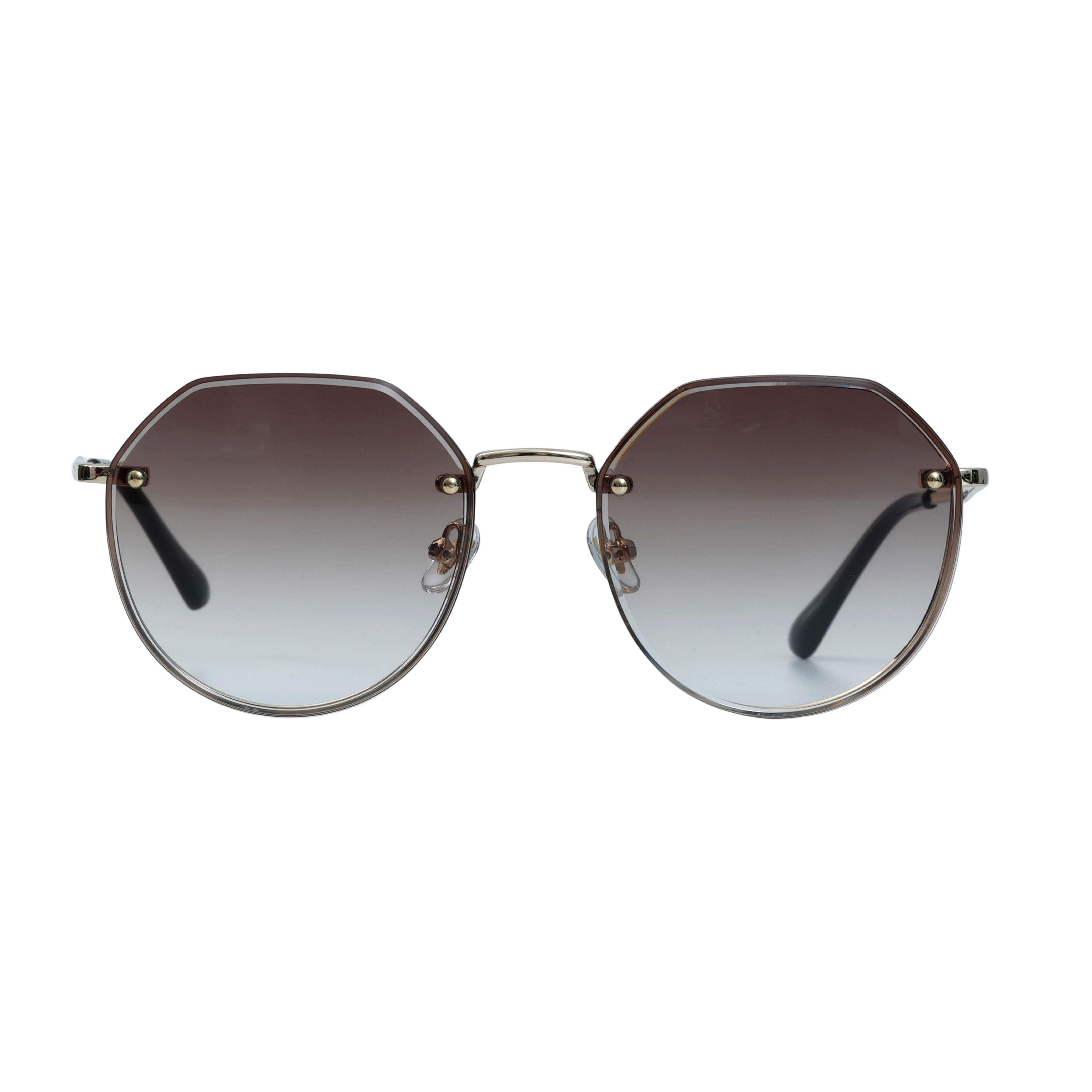 Golden & Brown Round Full Rim