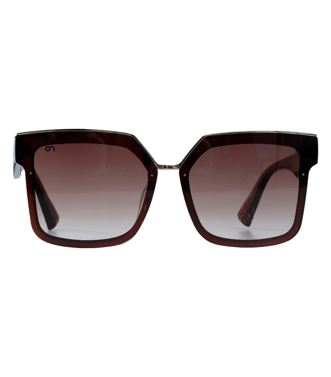 Brown & Golden Wayfarer Full Rim