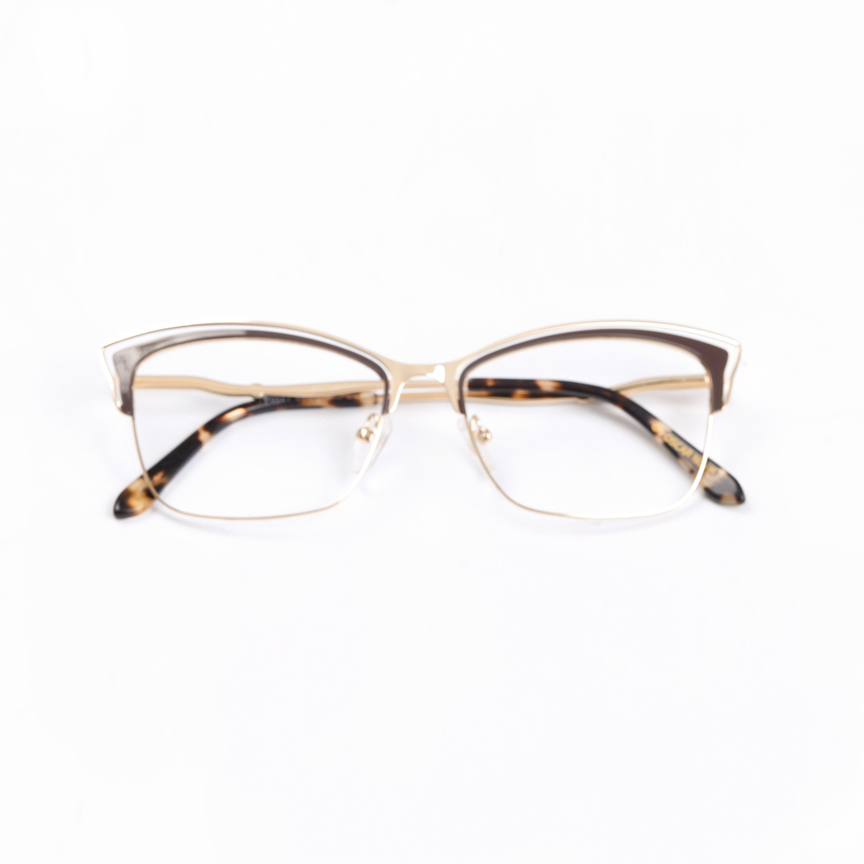 Brown & Golden Full Rim Cat Eye