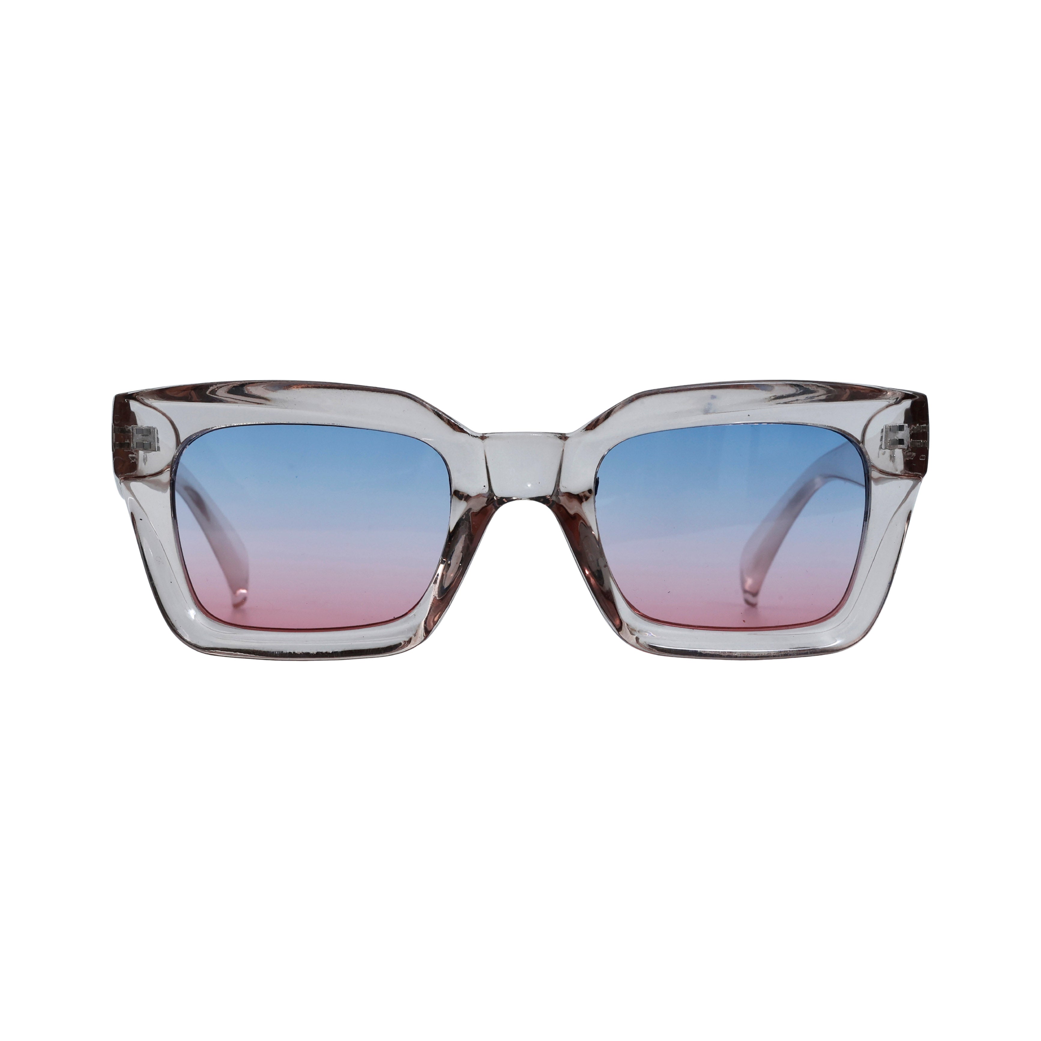 Transparent Pink Cat Eye Full Rim