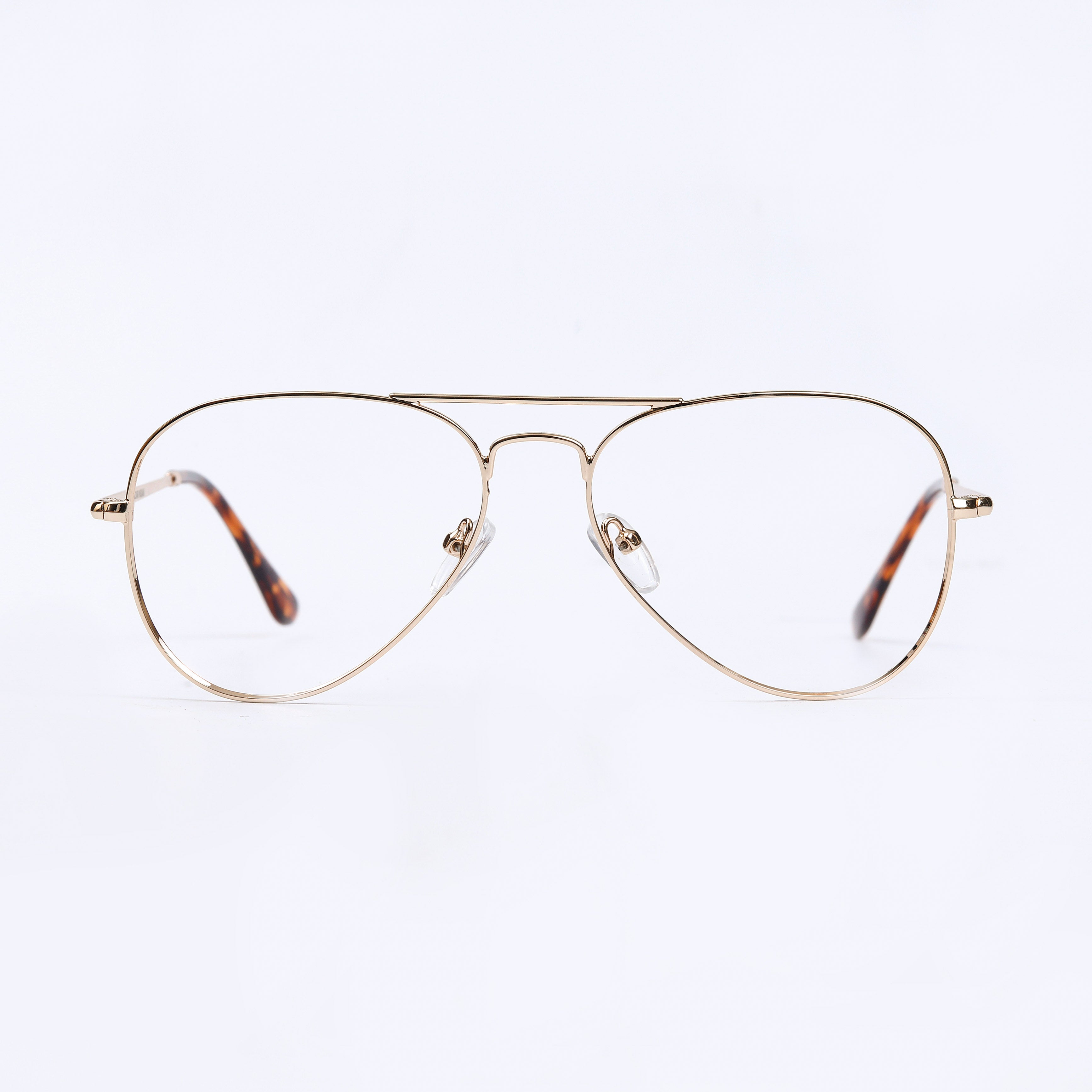 Golden & Brown  Full Rim  Aviator