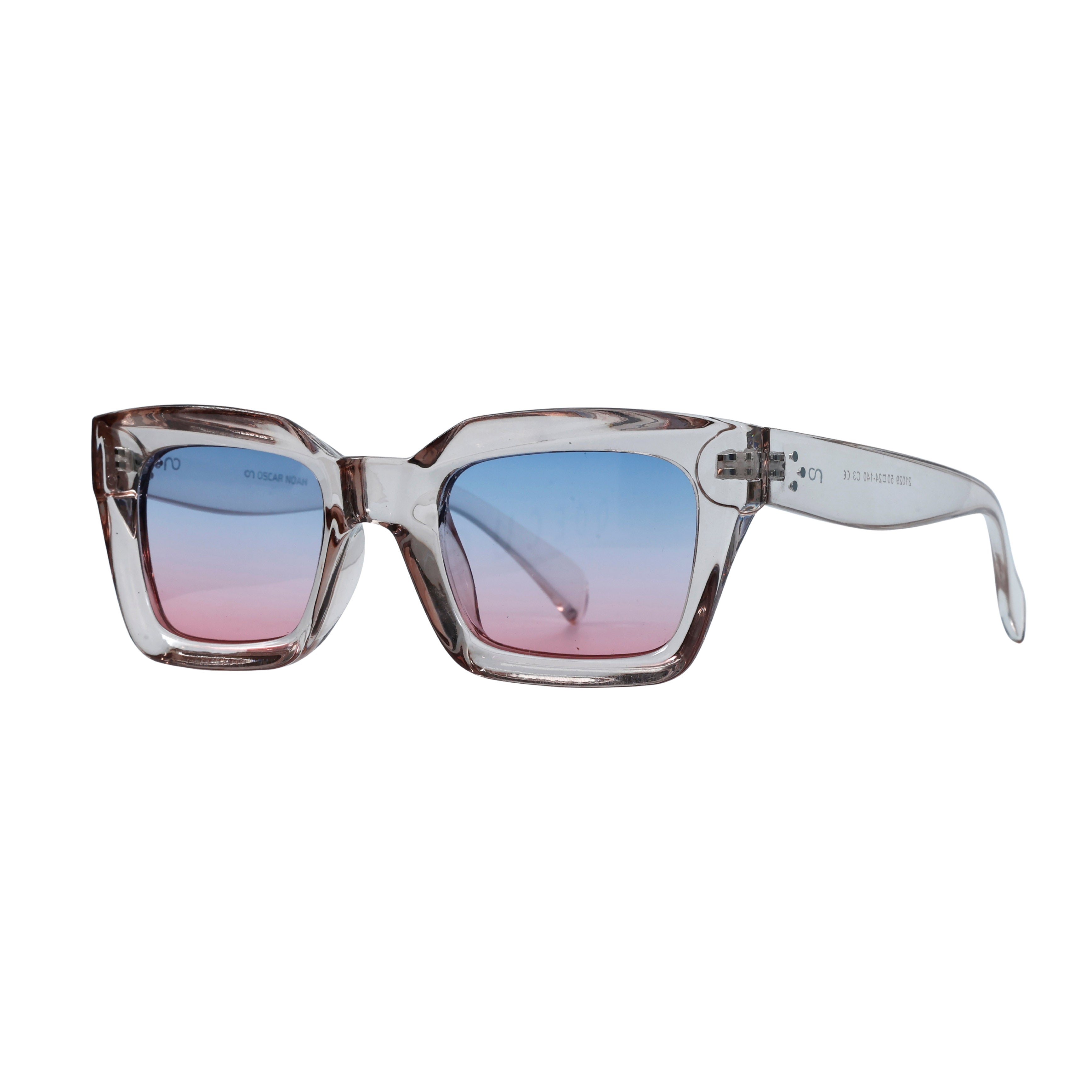 Transparent Pink Cat Eye Full Rim