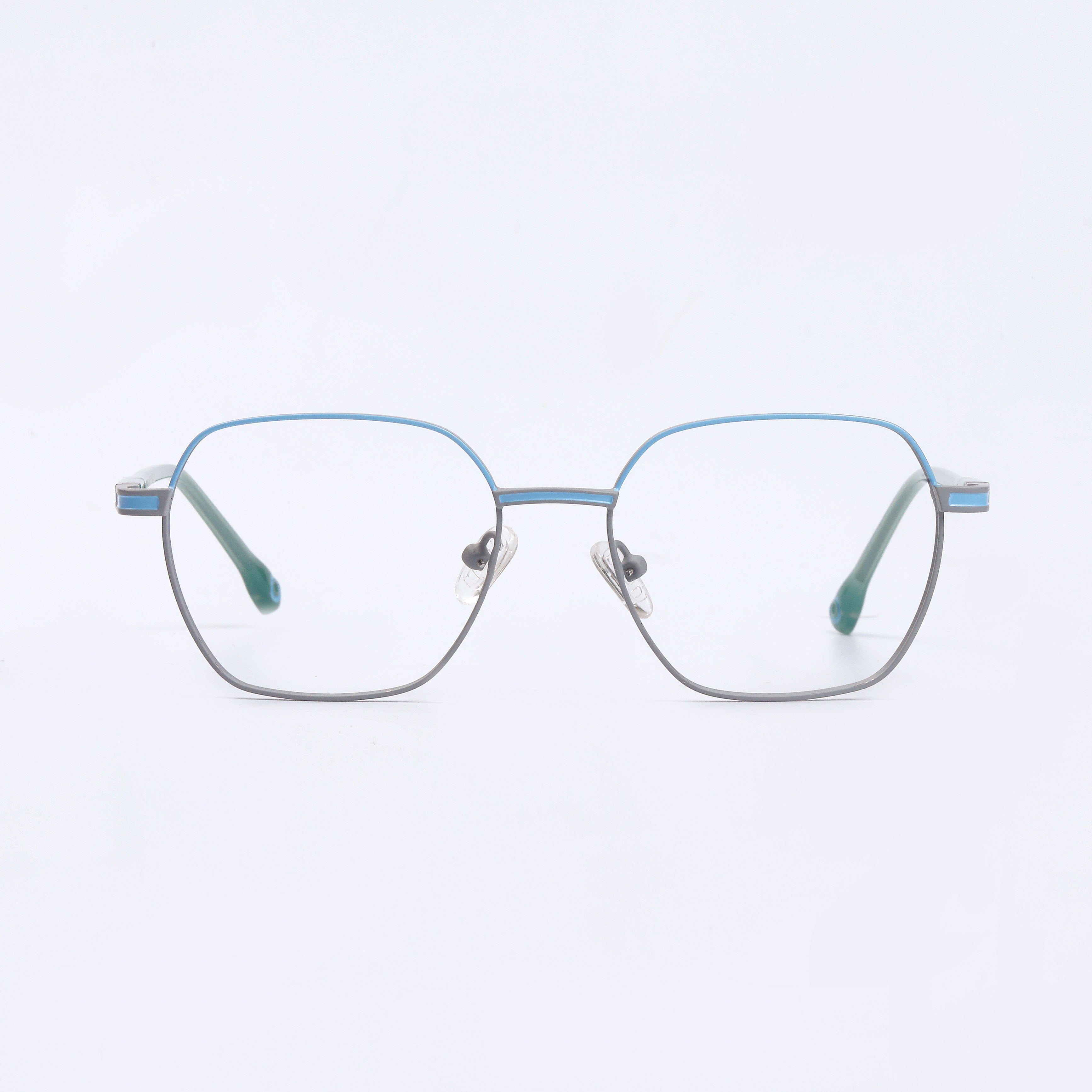 Sky Blue & Grey  Full Rim  Square