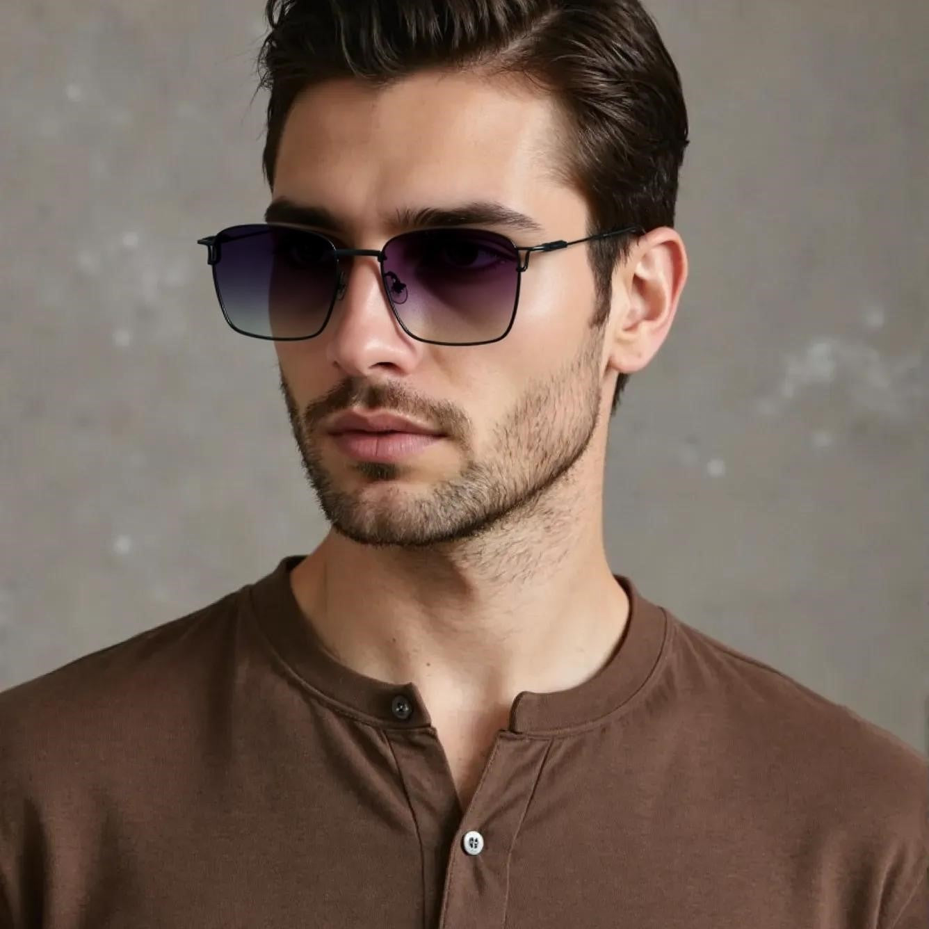 Black Rectangle Full Rim