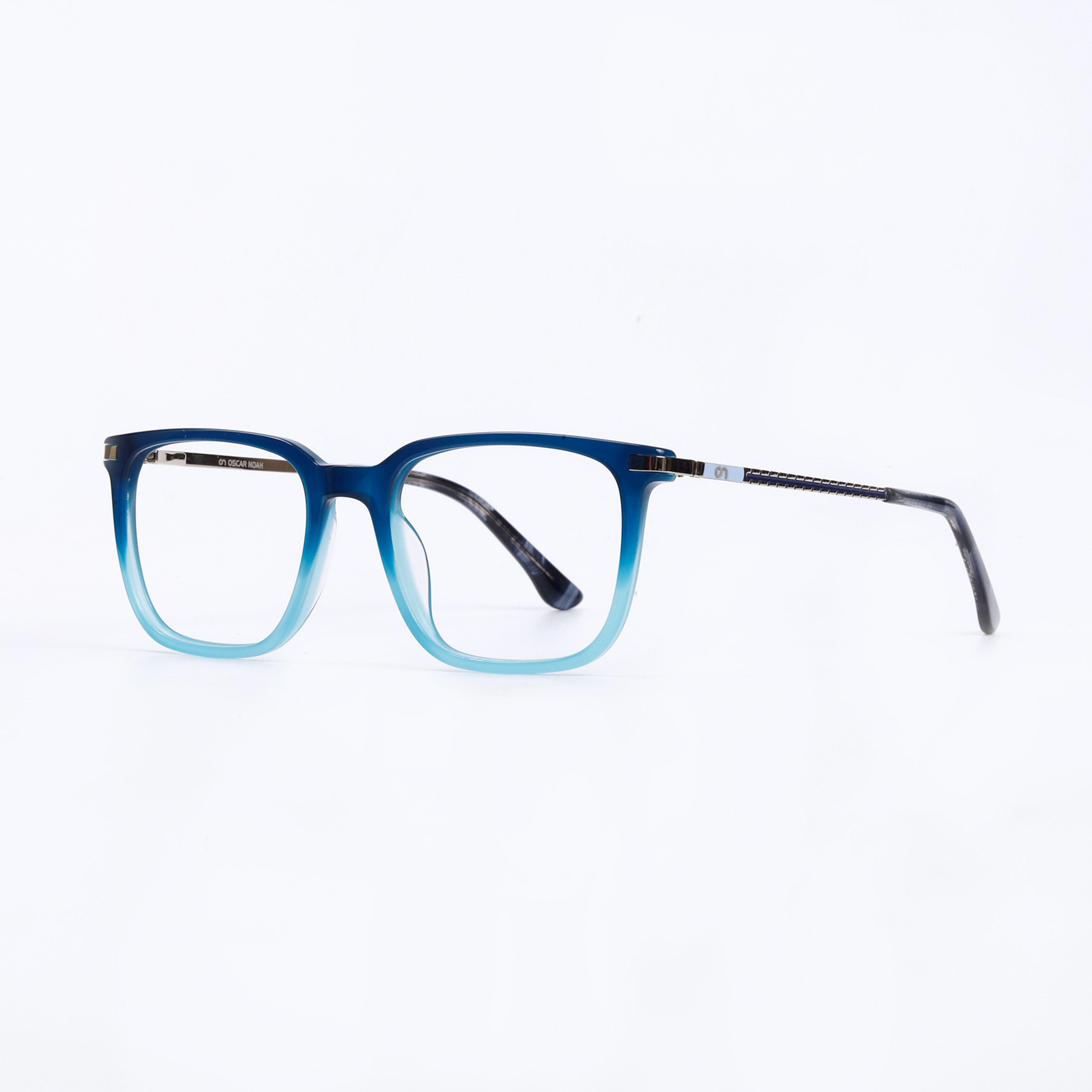 Blue & Silver  Full Rim Square