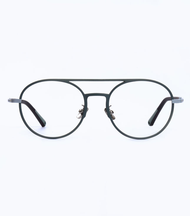 Black & Grey Full Rim Round