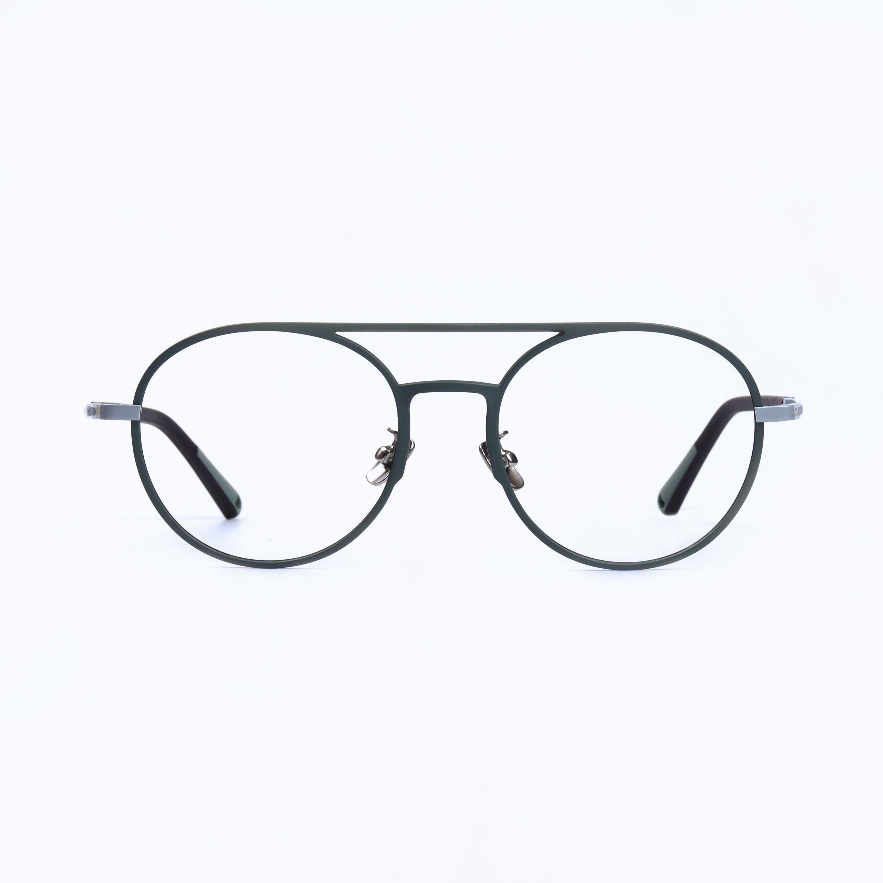 Black & Grey Full Rim Round