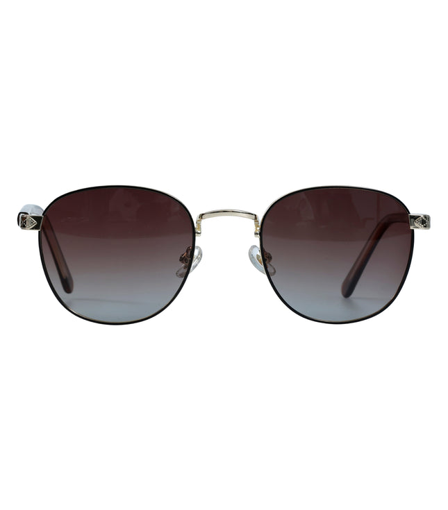 Golden Brown Round Full Rim