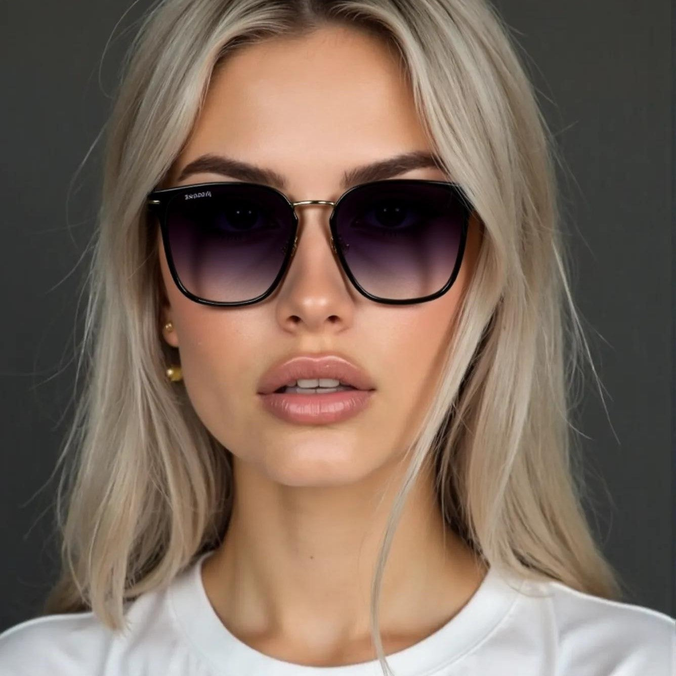 Black & Golden Wayfarer Full Rim