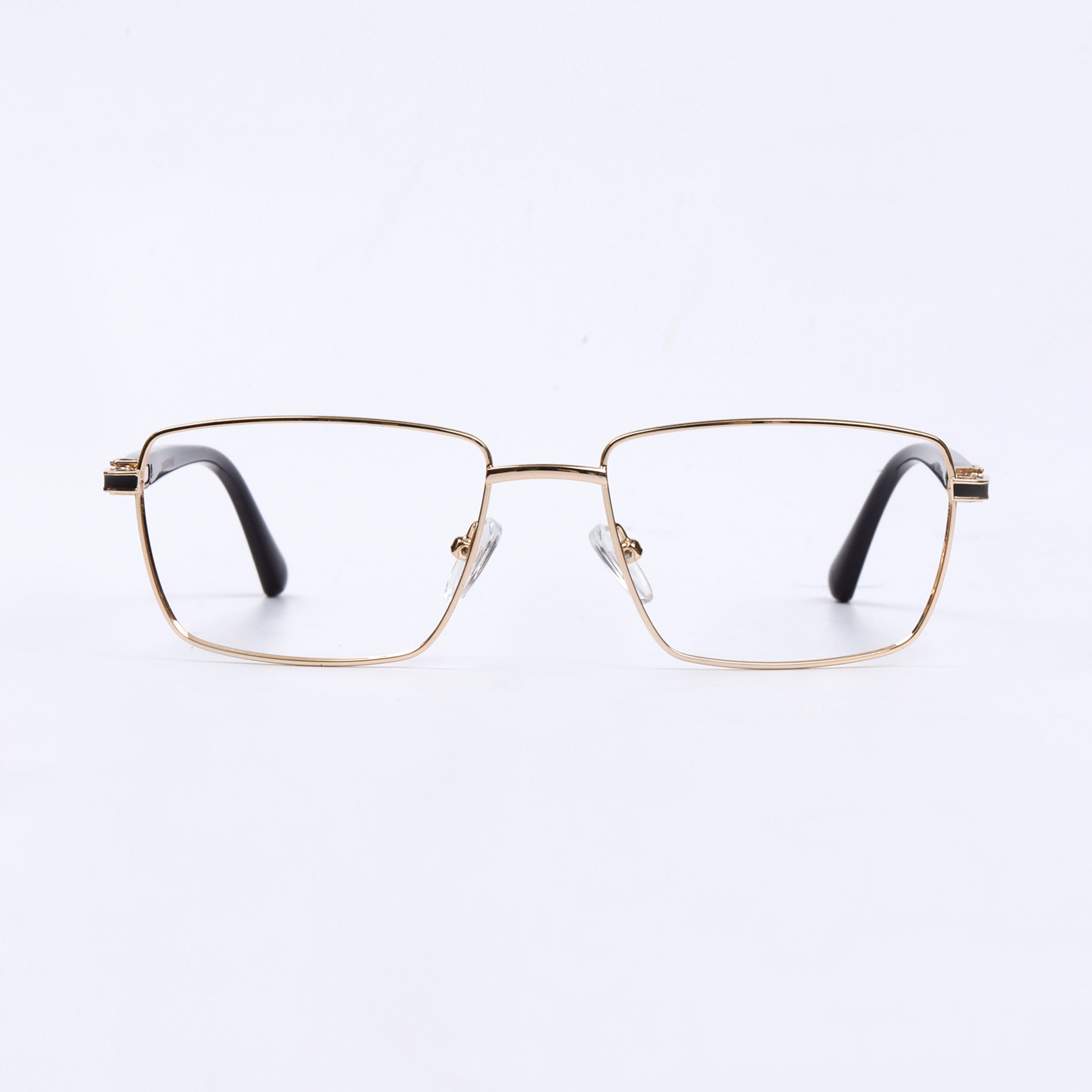 Golden & Black Rectangle Full Rim