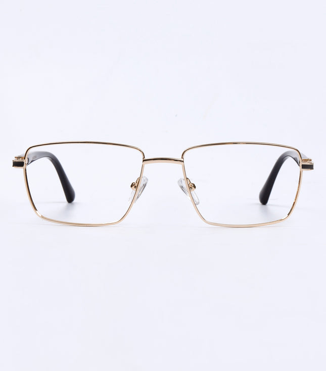 Golden & Black Rectangle Full Rim