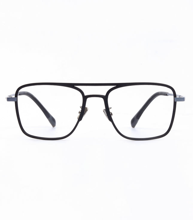 Black & Grey Square Full Rim