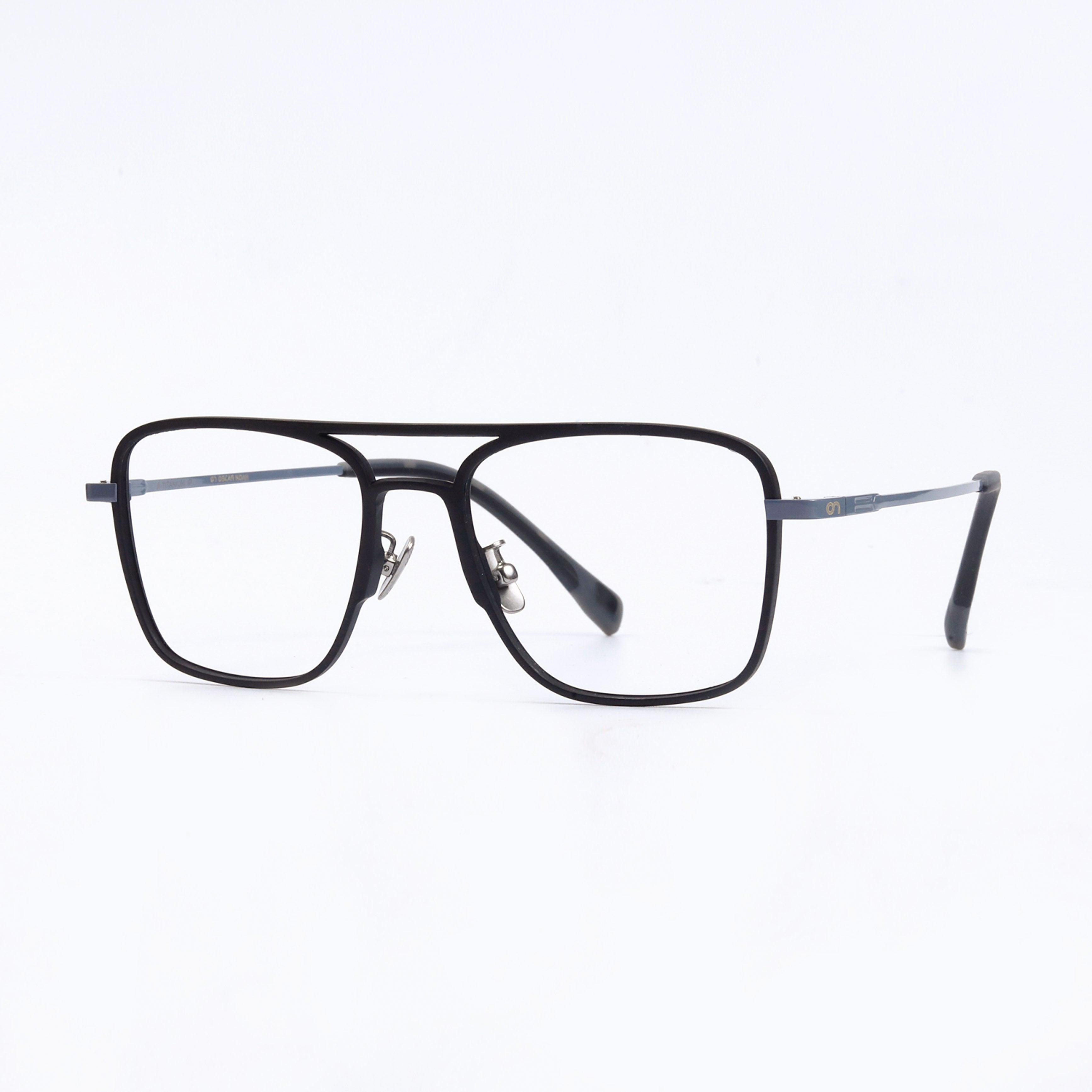 Black & Grey Square Full Rim
