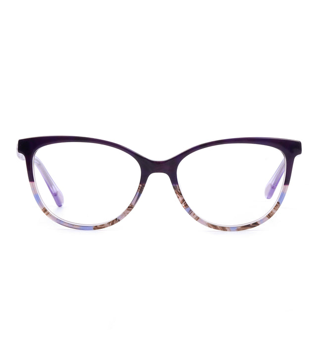 Purple & Blue Cat Eye Full Rim