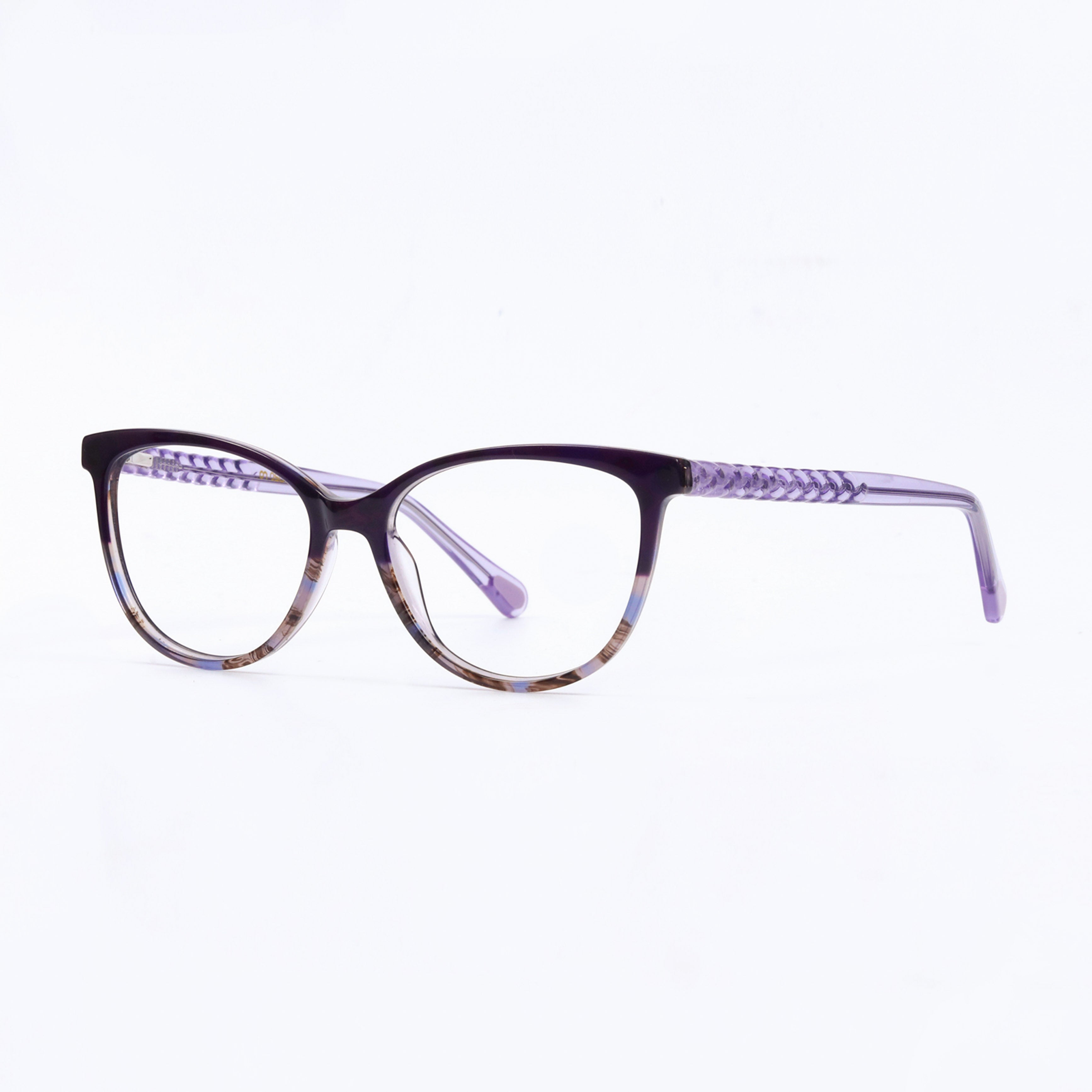 Purple & Blue Cat Eye Full Rim