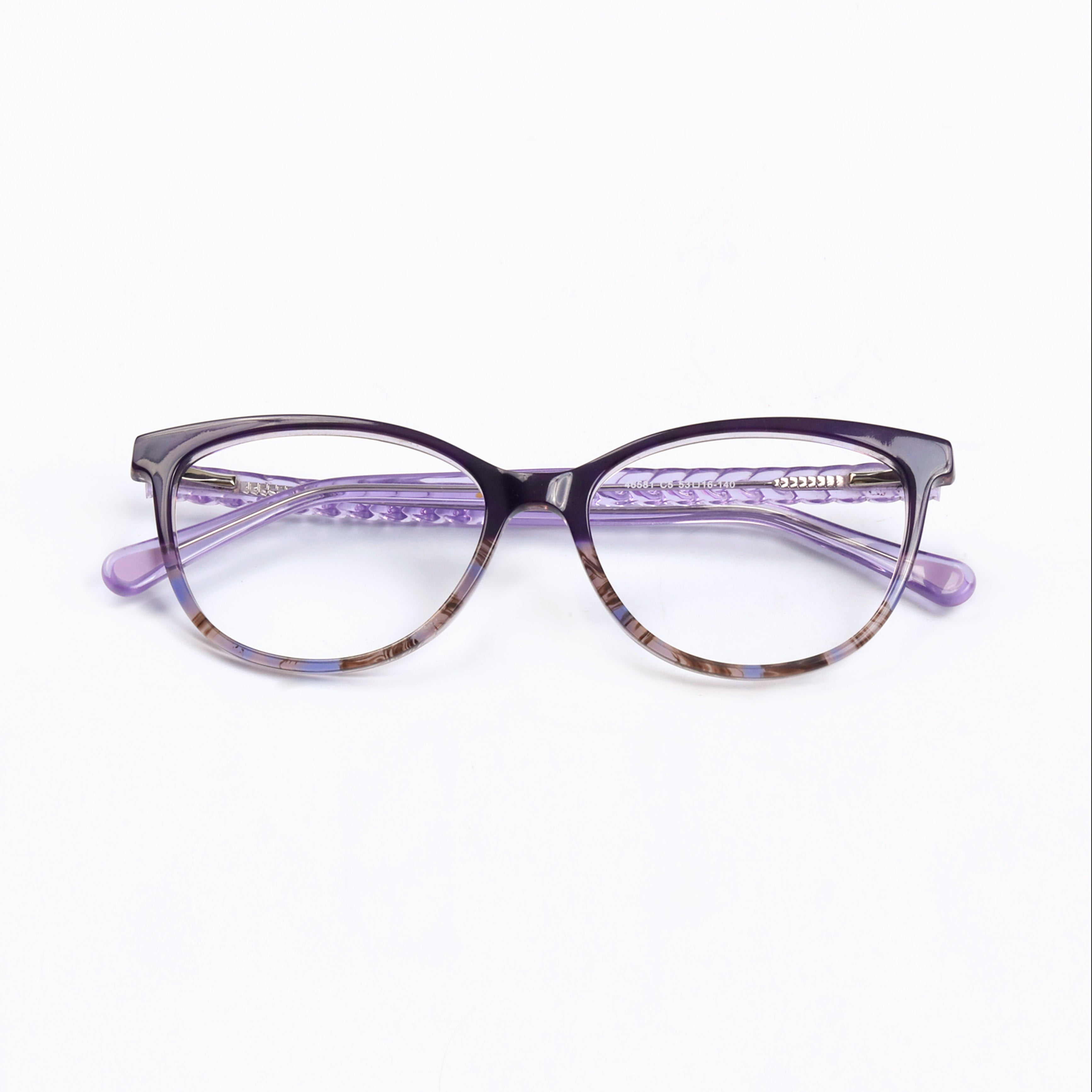 Purple & Blue Cat Eye Full Rim