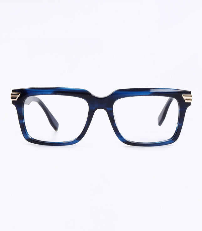 Blue & Golden Square Full Rim
