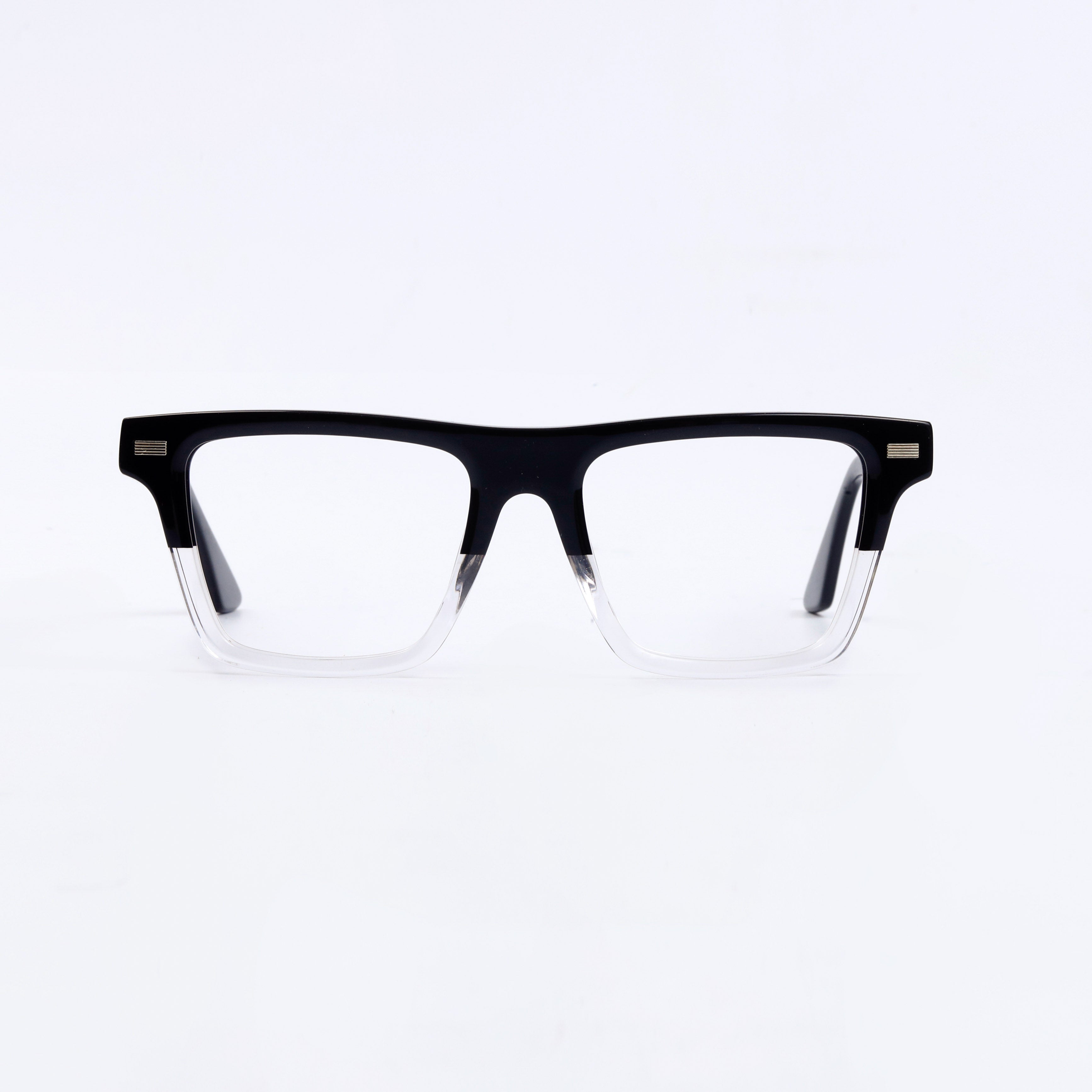 Transparent Black Wayfarer Full Rim