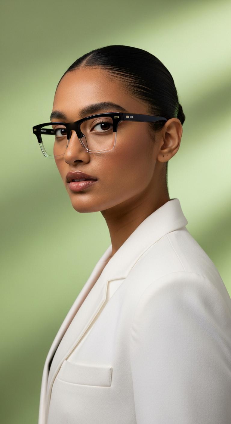 Transparent Black Wayfarer Full Rim