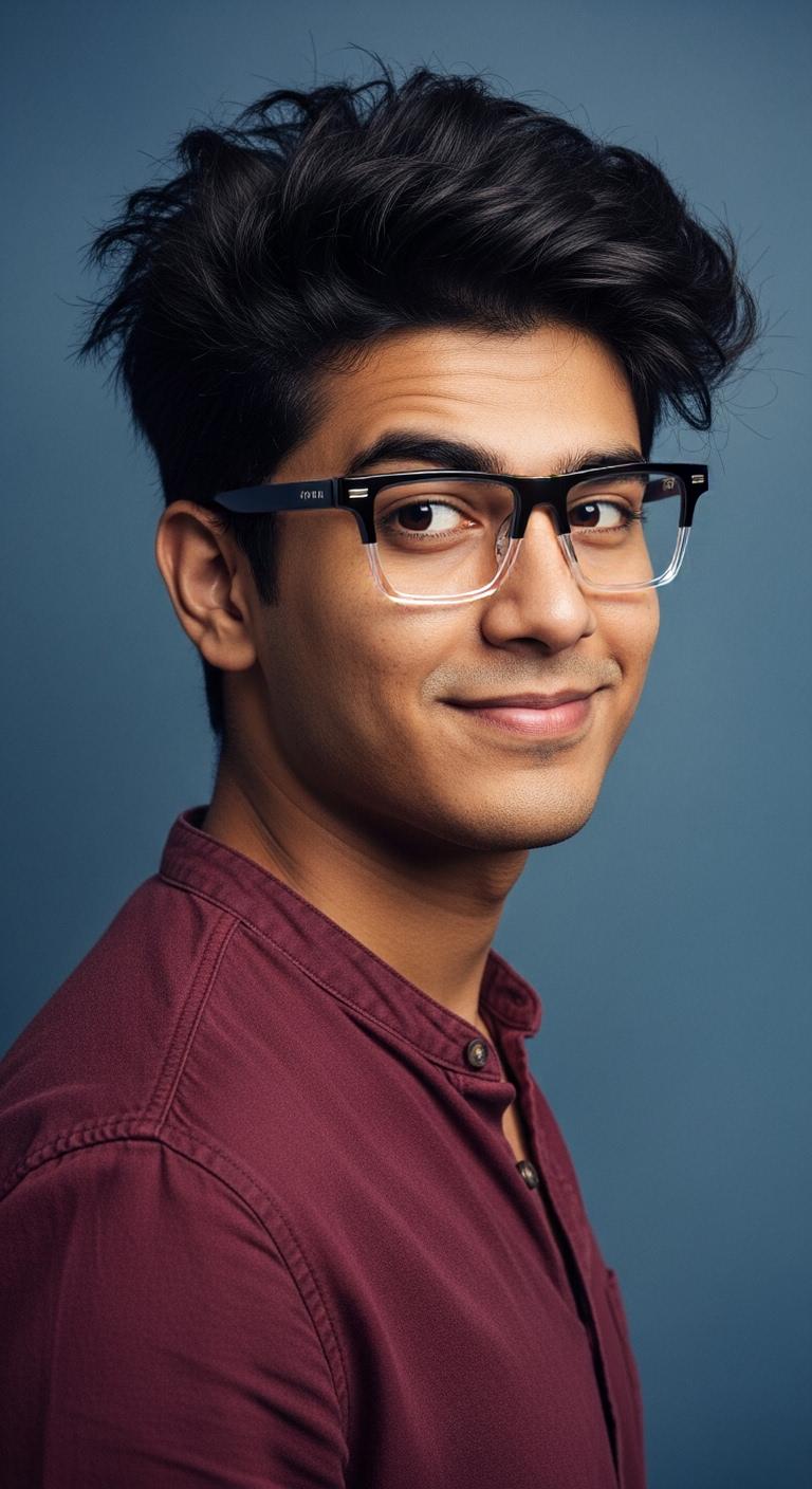Transparent Black Wayfarer Full Rim